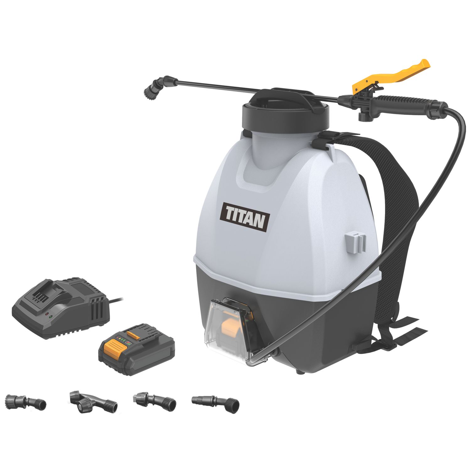 Titan TTI854PRW 18V 1 x 2.0Ah Li-Ion TXP Cordless Backpack Sprayer 16Ltr (240PV)