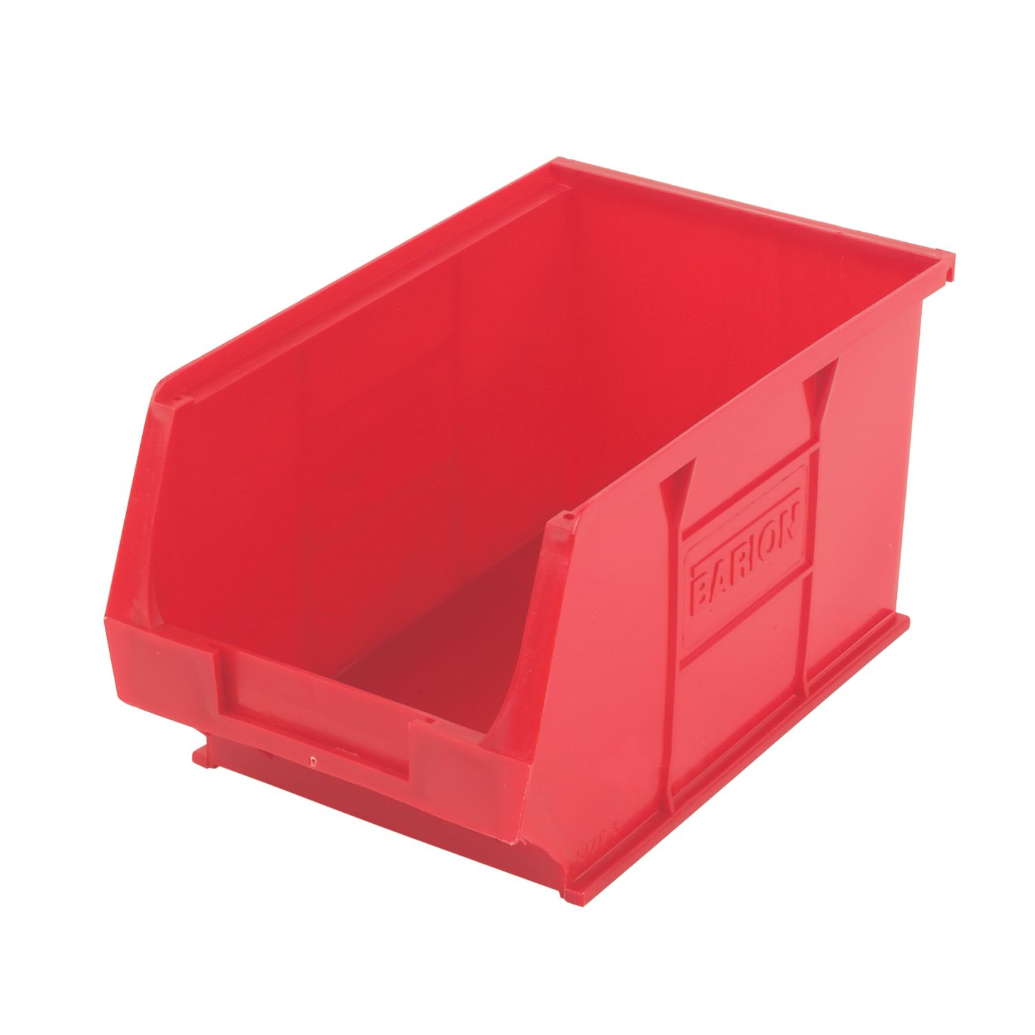 Barton TC3 Semi-Open-Fronted Storage Bins 4.6Ltr Red 10 Pack (24277)