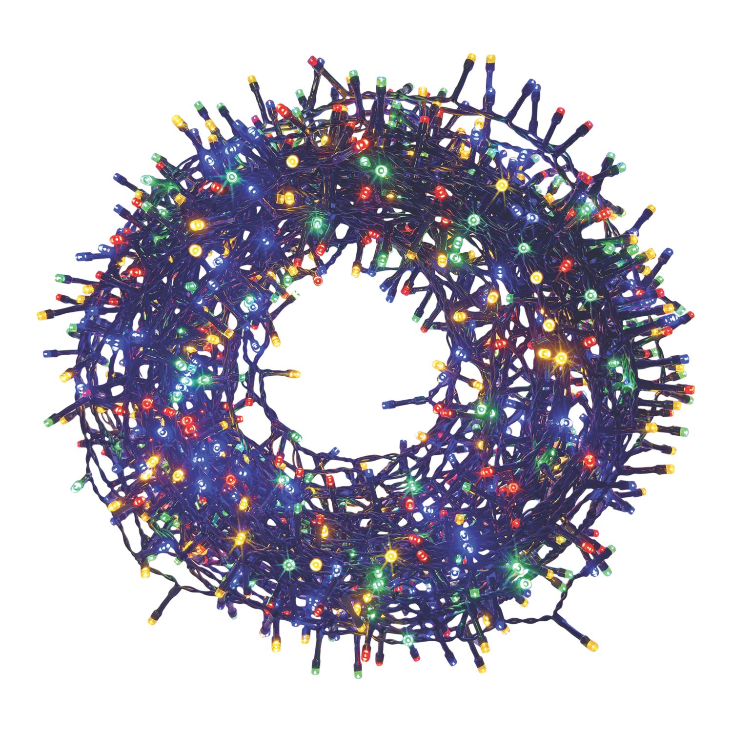 1000 LED Indoor & Outdoor Multi Colour String Christmas Lights (243CL)