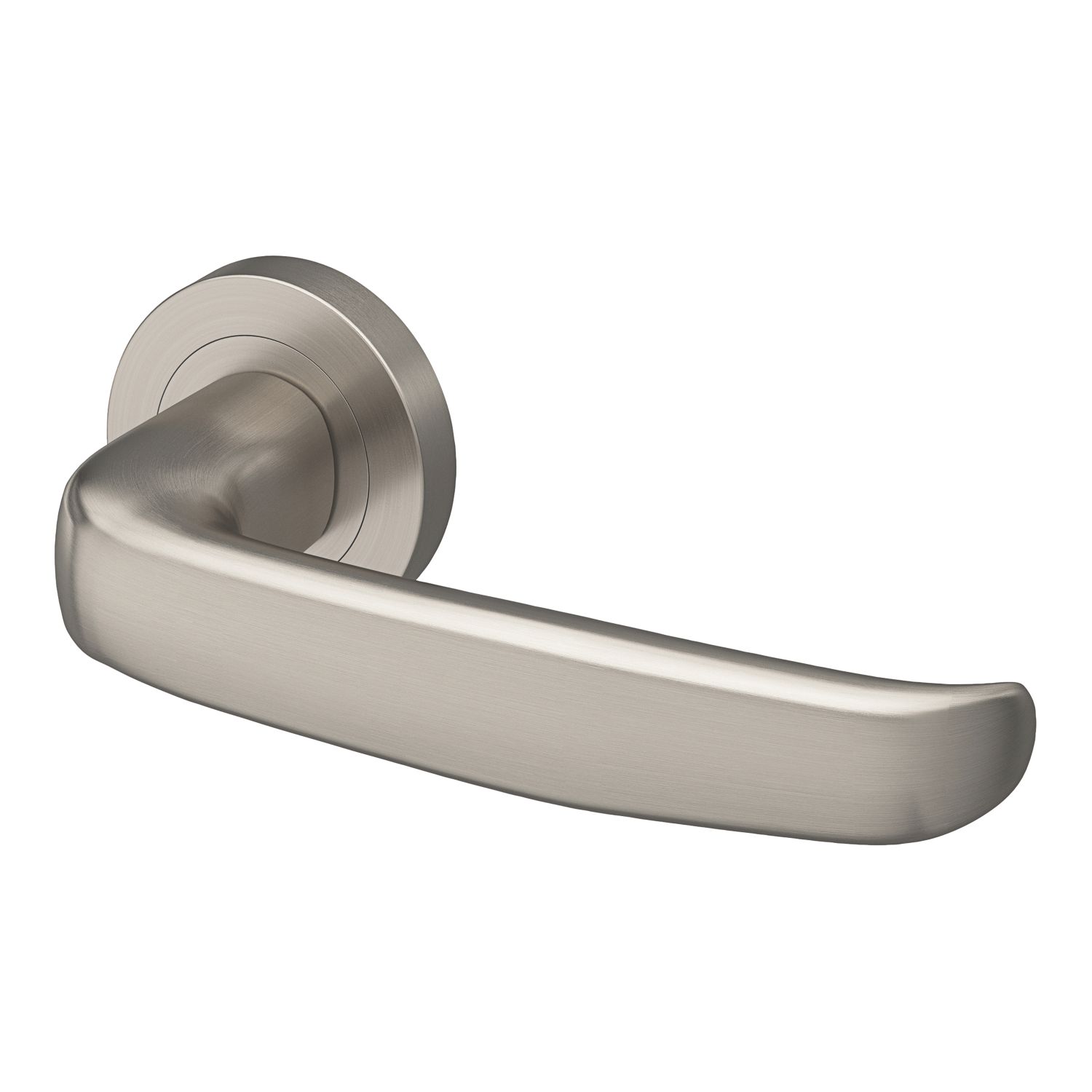 Smith & Locke Gwazel Door Handle Pair Satin Nickel (243FK)