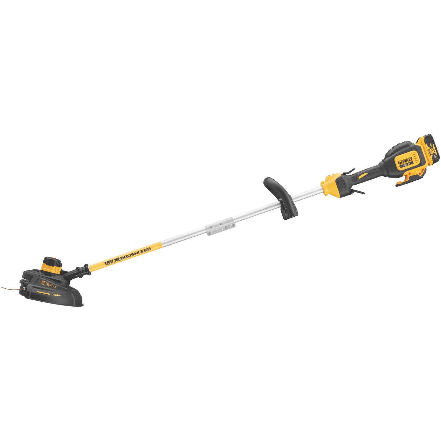 DeWalt DCM561P1S-GB 18V 1 x 5.0Ah Li-Ion XR Brushless Cordless Outdoor Trimmer (243FY)