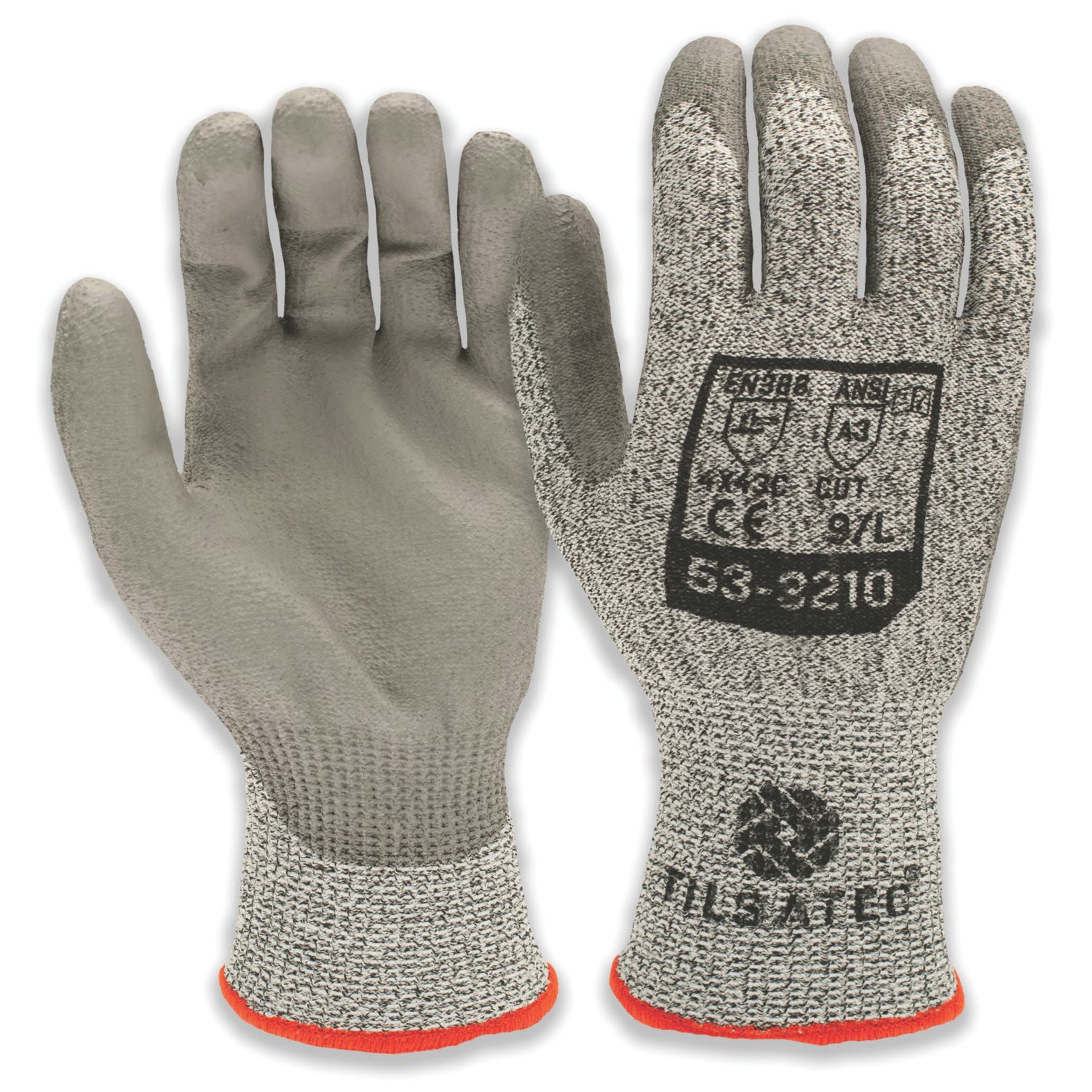 Tilsatec 53-3210 Gloves Grey Medium (243KX)