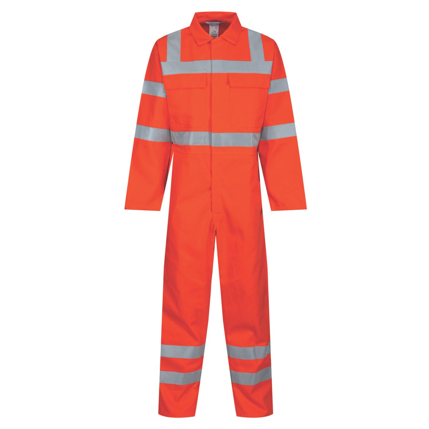 Wearwell Flame Retardant Boilersuit Orange Large 46" Chest 31" L (244PX)