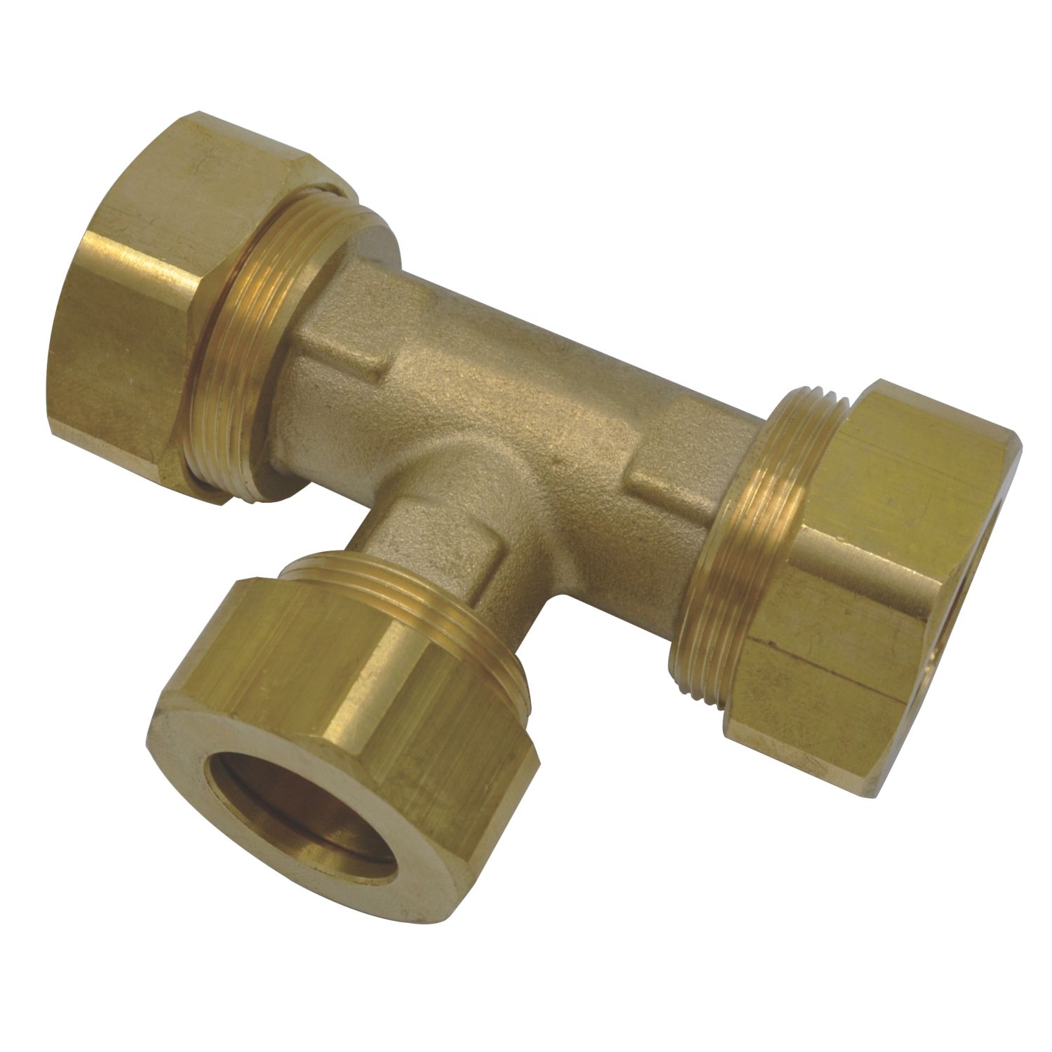 Teslaflex TFXT201520 Compression Fitting Reducing Tee 22mm x 22mm x 15mm (247HV)