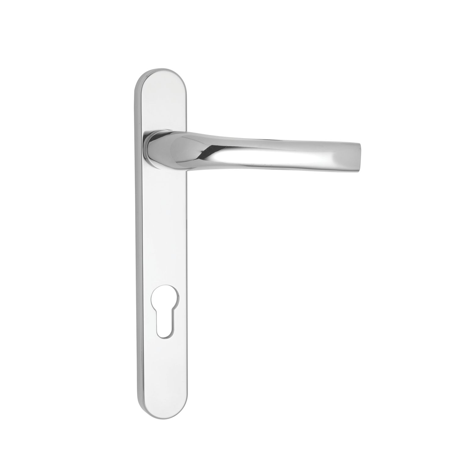 Mila ProLinea Door Handle Pair Polished Chrome (2488G)