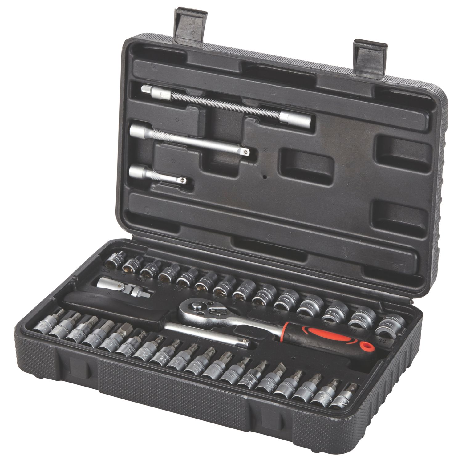 Essentials 1/4" Drive Standard Socket Set 38 Pieces (2497V)