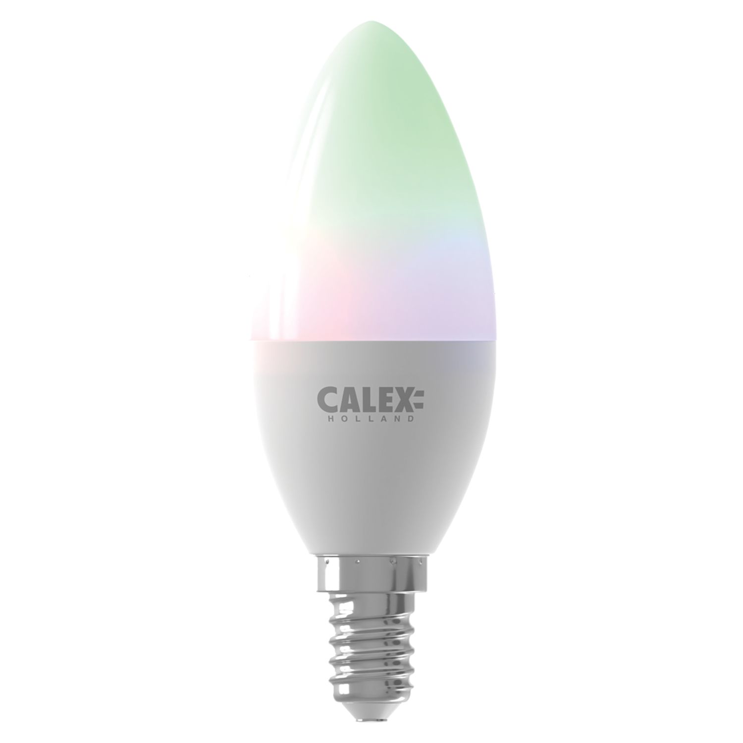 Calex Smart E14 Candle RGB & White LED Light Bulb 4.9W 470lm (251PY)