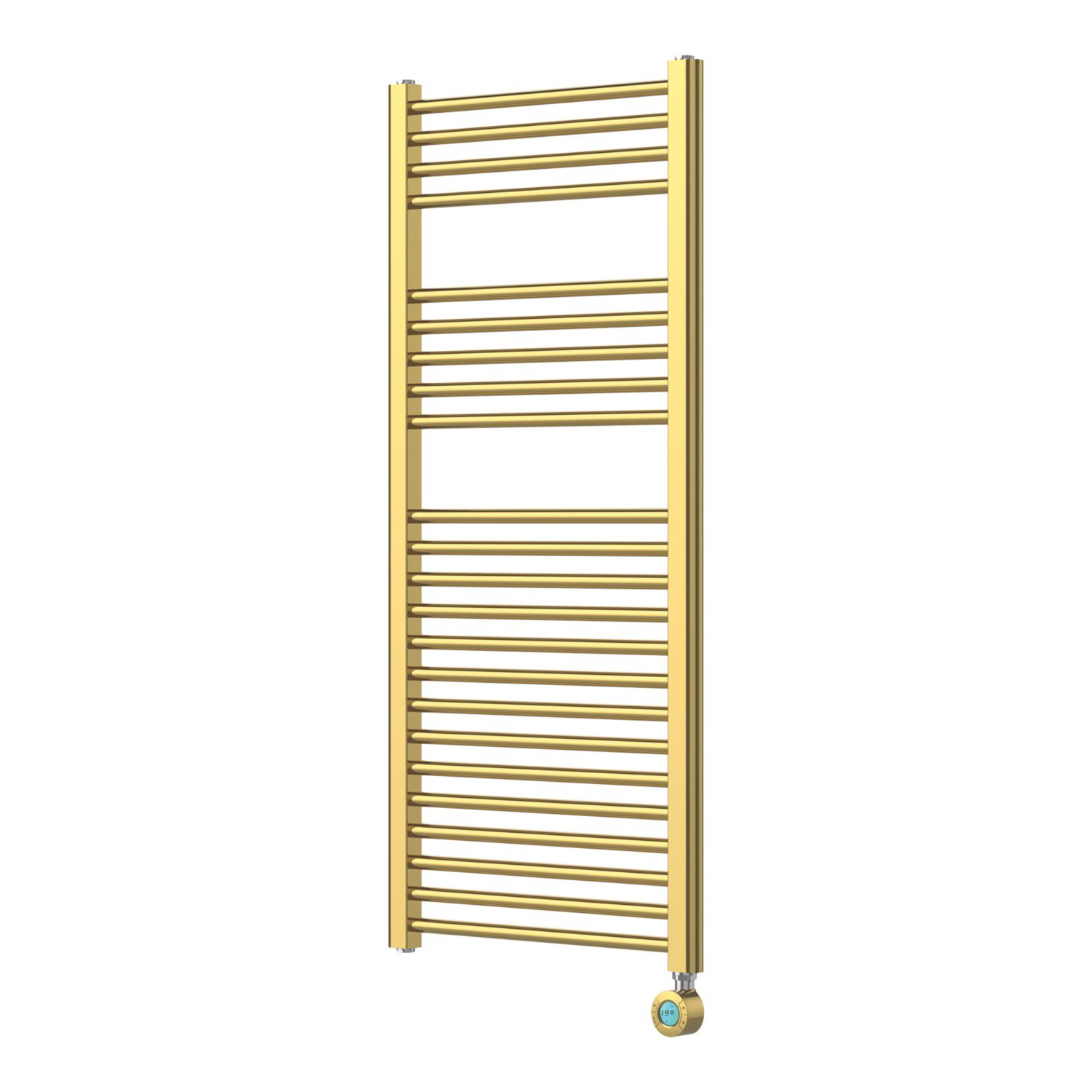 Flomasta 1100mm x 500mm 853BTU Gold Flat Electric Towel Radiator (253YN)