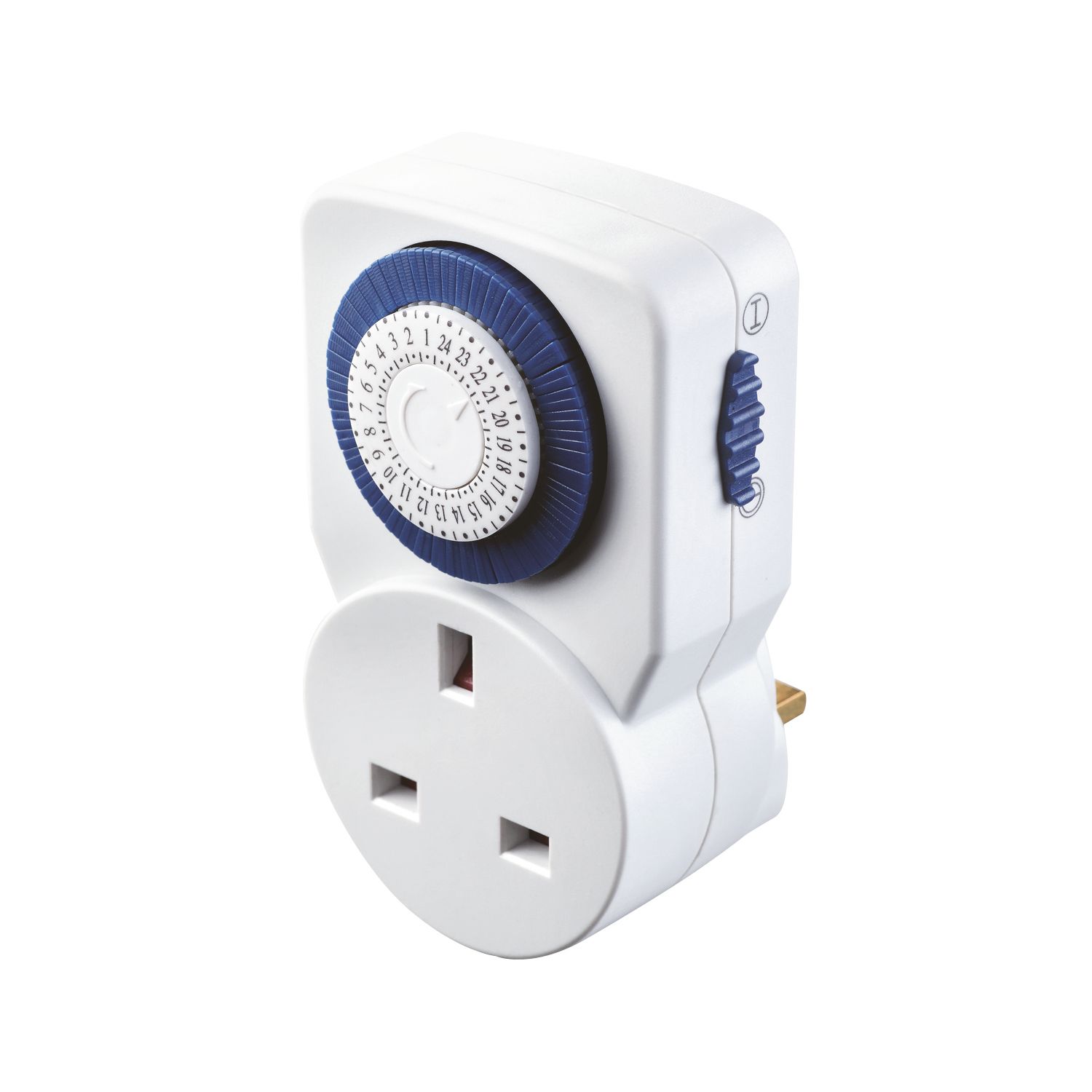 Masterplug TMS24 Mechanical Plug-In & Plug-Through Timer (25518)