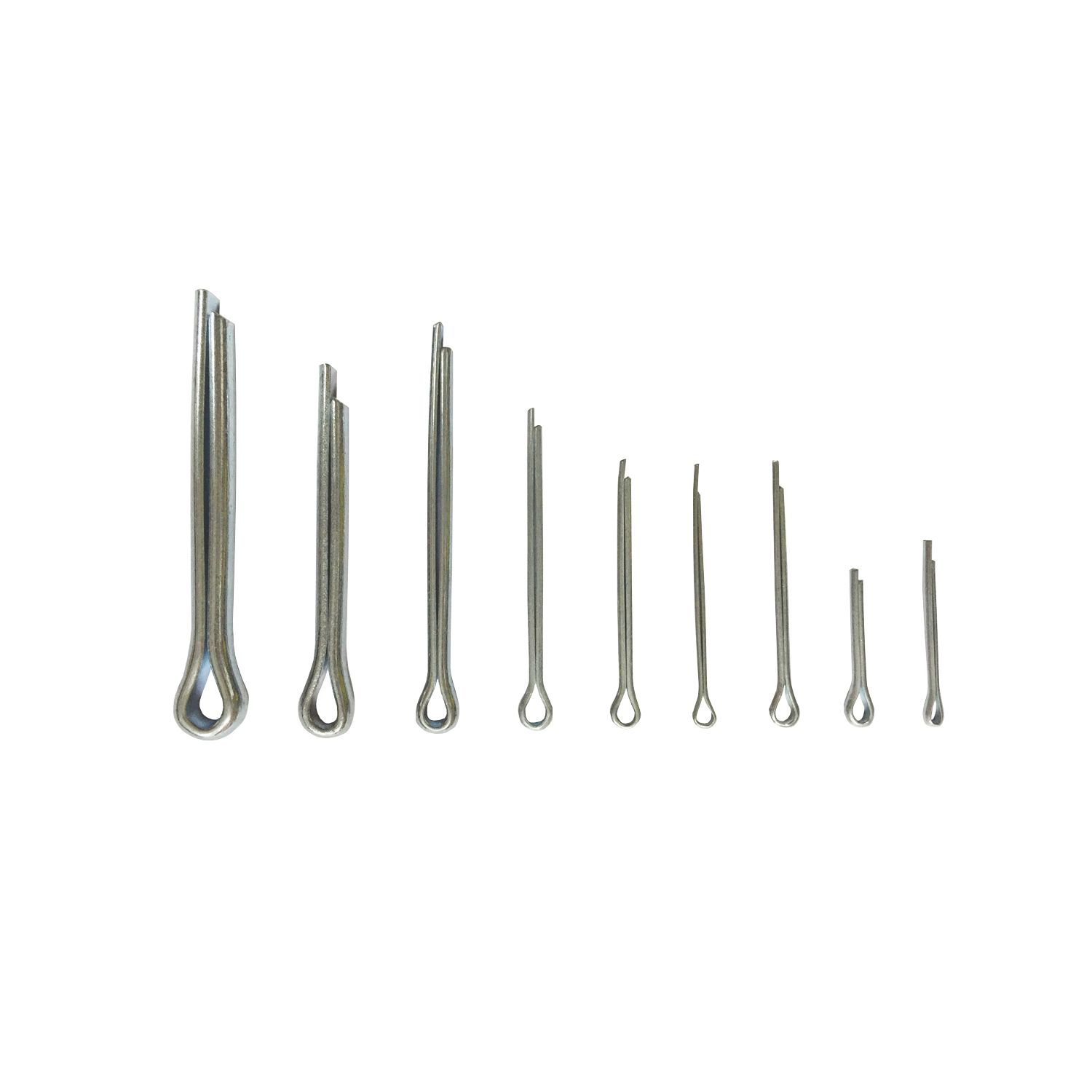Easyfix Bright Zinc-Plated Split Pins 1600 Pcs (2556J)