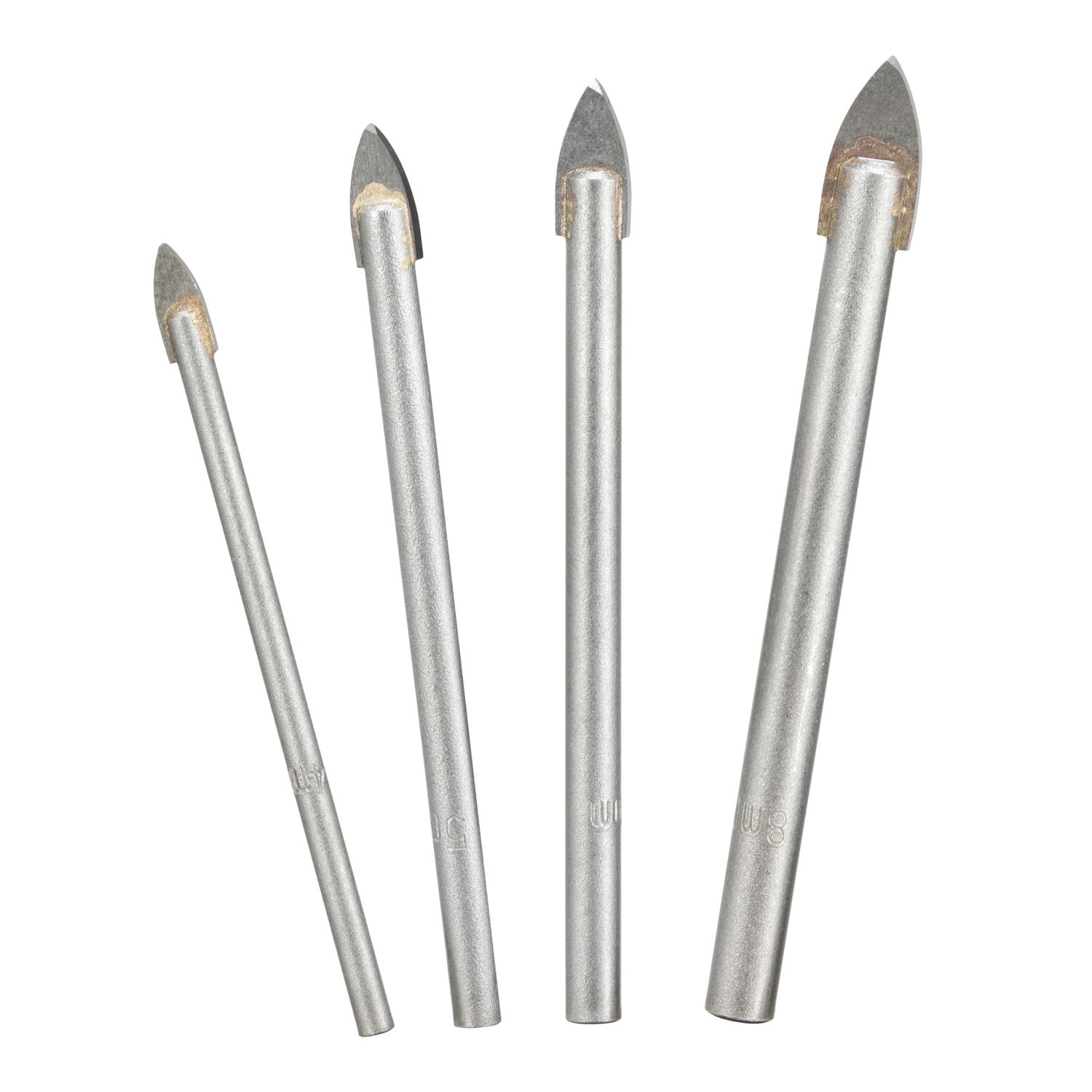 Titan Tile & Glass Drill Bits 4 Piece Set (258PR)