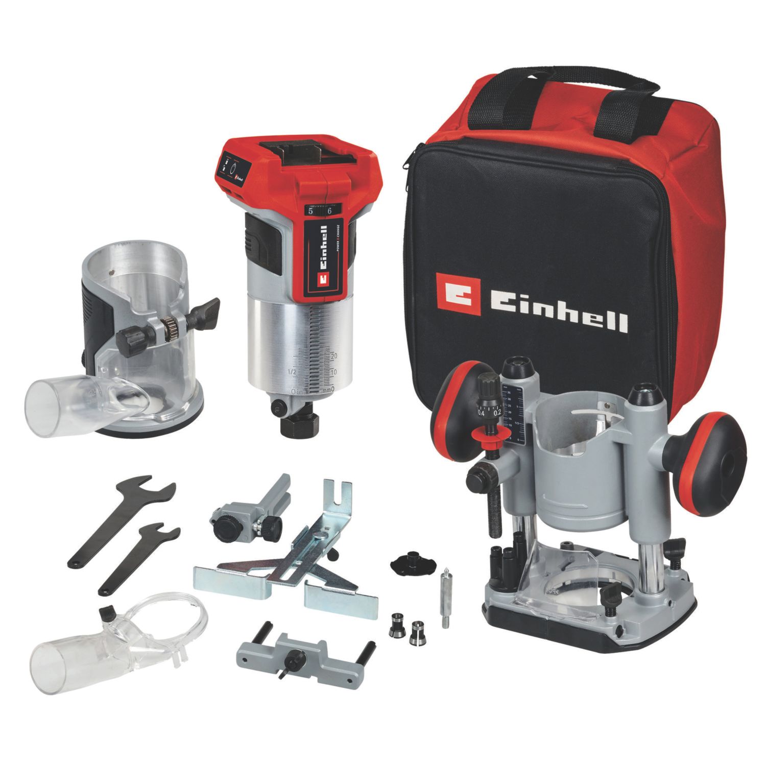 Einhell Professional TP-RO 18 Set Li BL Solo 18V Li-Ion Power X-Change 8mm Brushless Cordless Router - Bare (258PW)