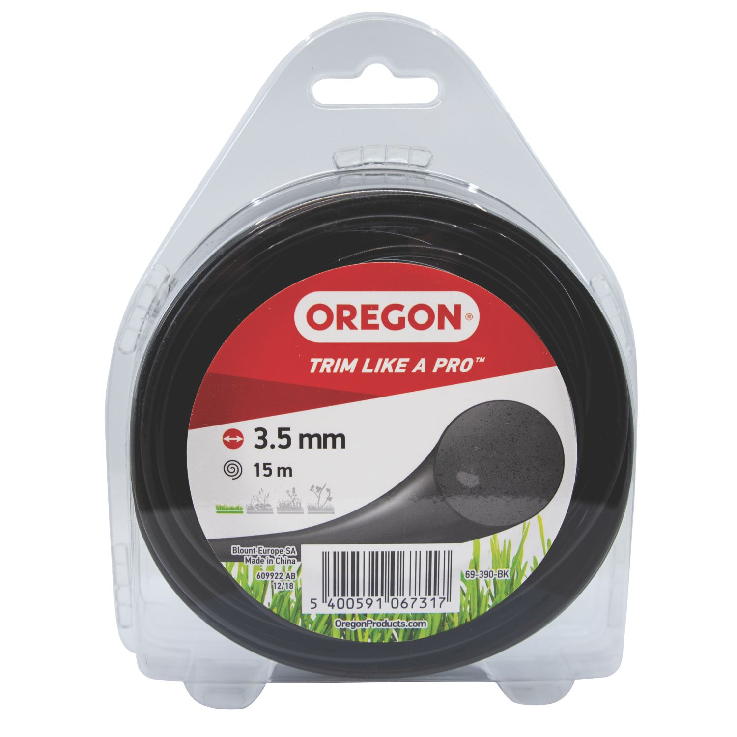 Oregon Black Trimmer Line 3.5mm x 15m (260JP)