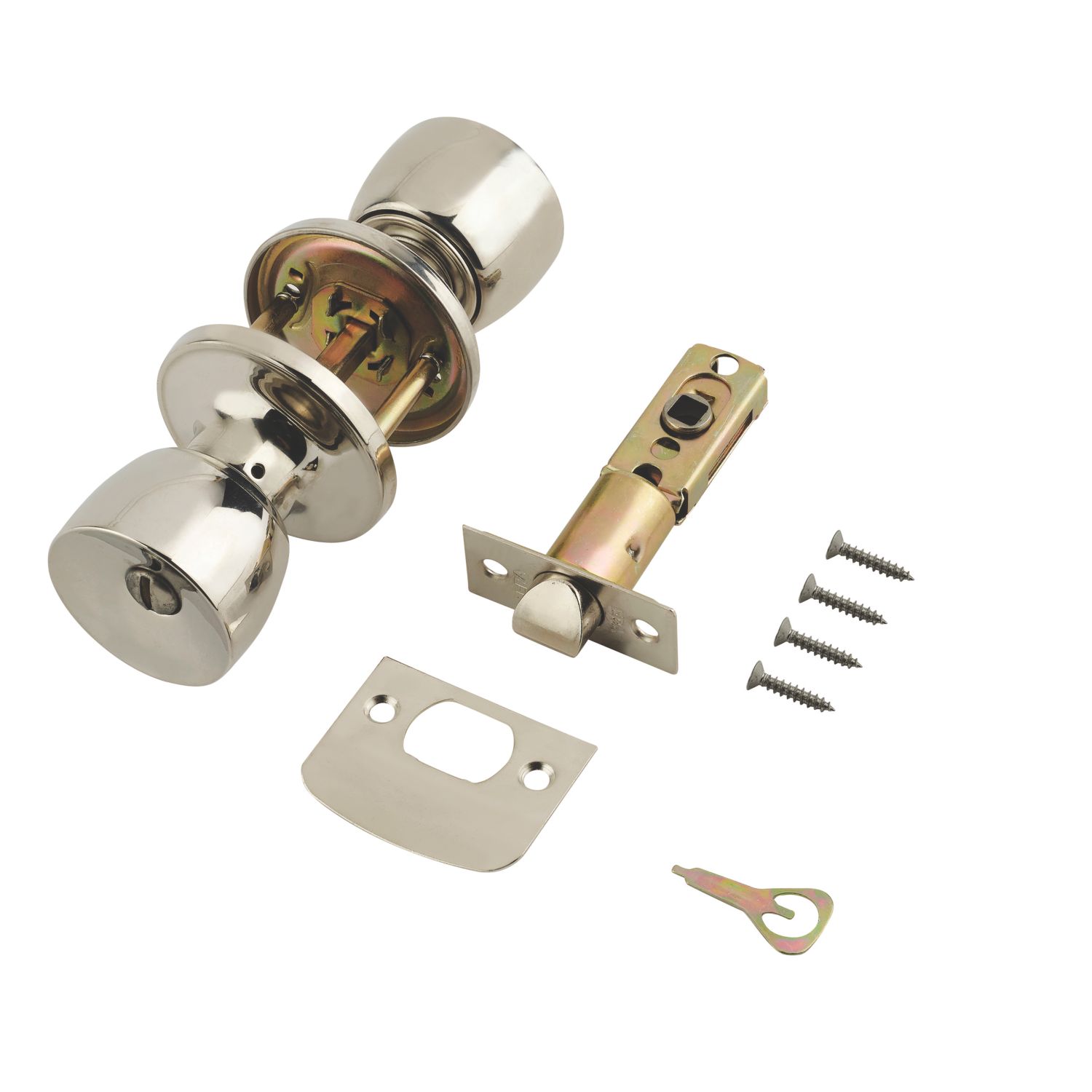 ERA 168-61 Ball Mortice Knob Set Polished Chrome 67mm (261KR)