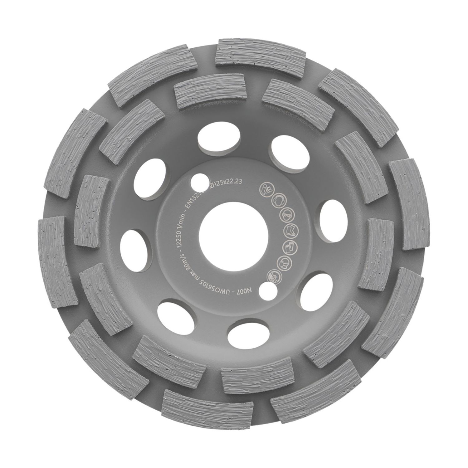 Marcrist HU350 Multi-Material Diamond Grinding Head 115mm (4 1/2") x 22.2mm (261PH)