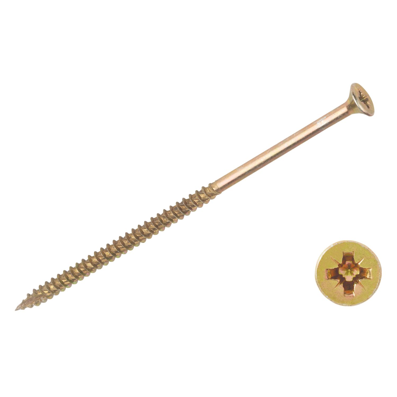 TurboGold PZ Double-Countersunk Multipurpose Screws 5mm x 120mm 50 Pack (26285)