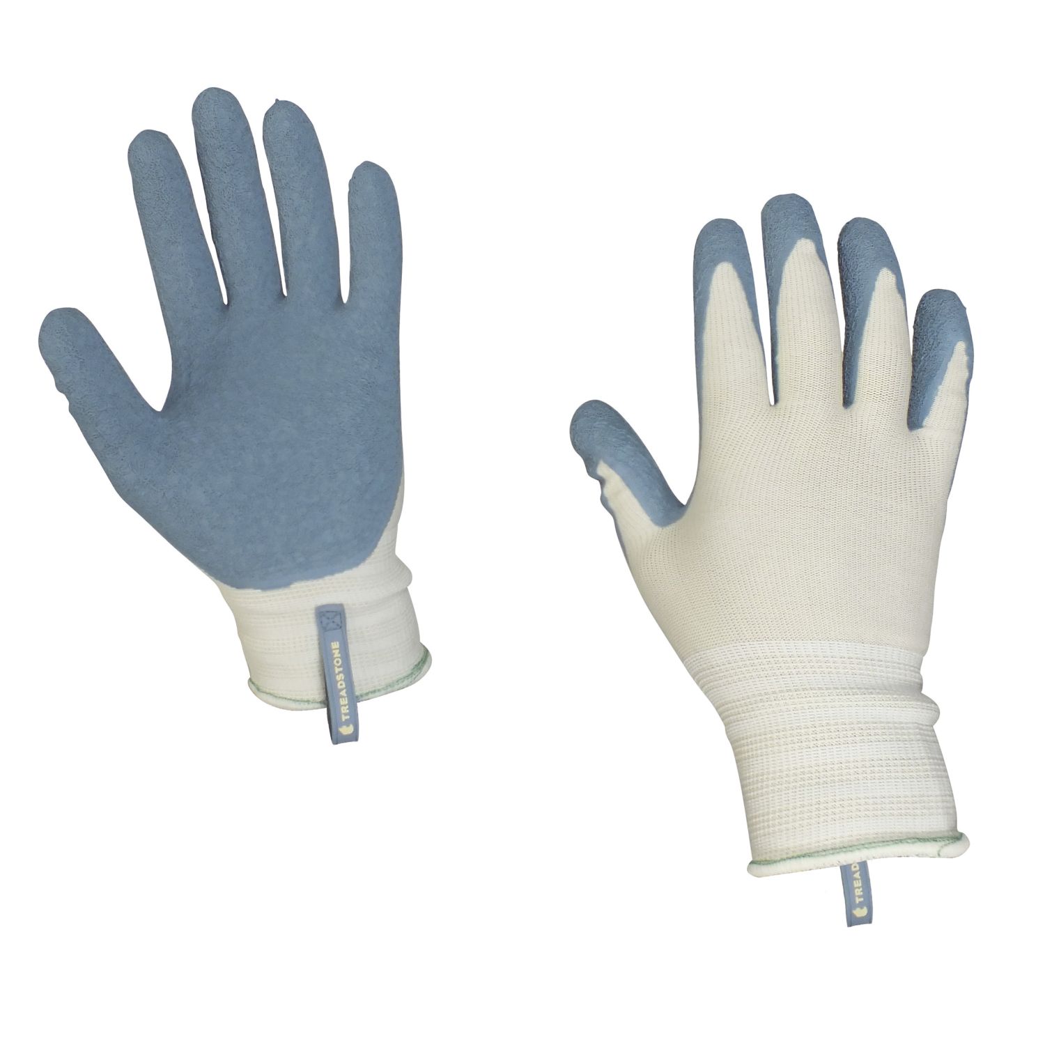 ClipGlove Landscaper - Women's Small Womens Polyester & Latex Gardening Gloves Blue / Cream Small (262YE)