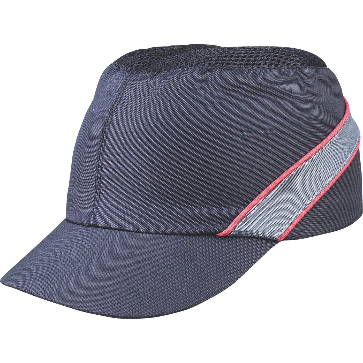 Delta Plus Short Peak Bump Cap Black/Red One Size (2634R)