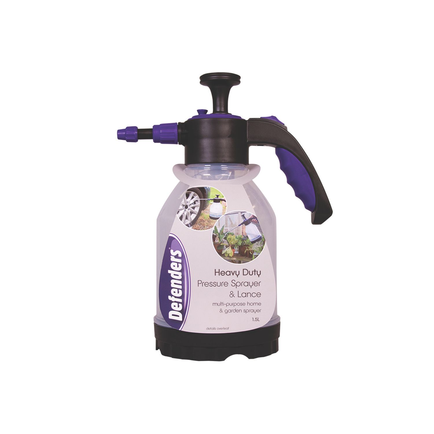 Defenders White / Purple Pressure Sprayer 1.5Ltr (263CR)