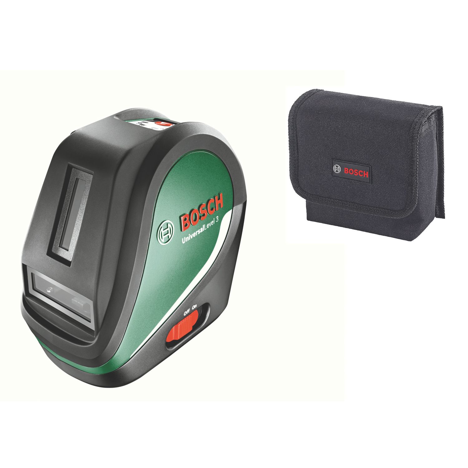 Bosch UniversalLevel 3 0603663904 Red Self-Levelling Cross-Line Laser (263YE)
