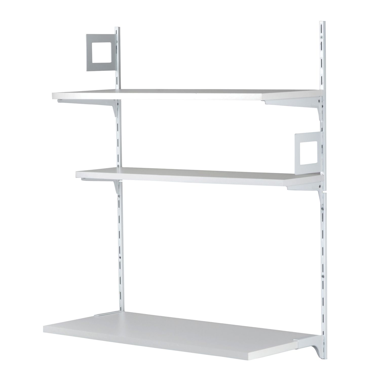 RB UK 3-Tier Metal Home Office Shelving Unit 810mm x 410mm x 1000mm (264VJ)