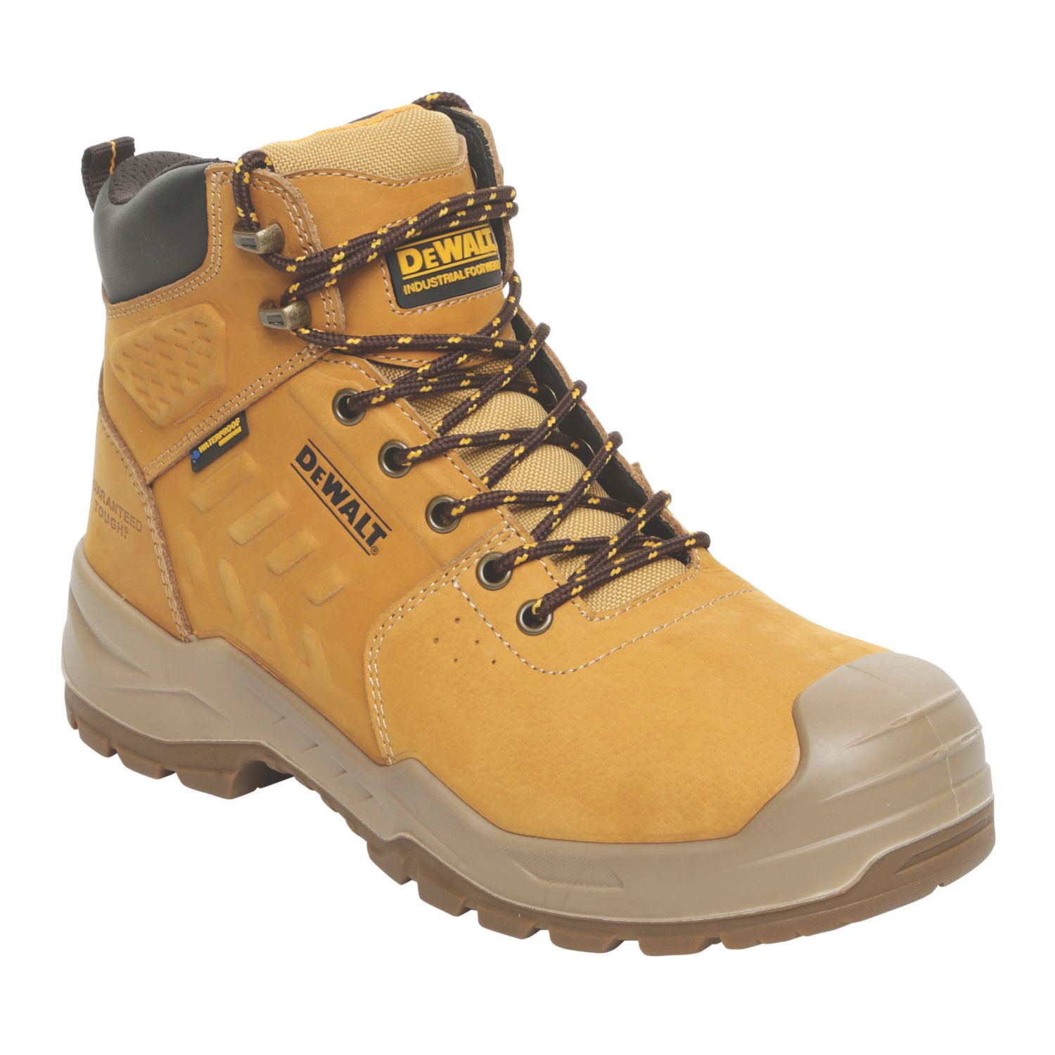 DEWALT Mentor Size 10 Honey Waterproof Steel Toe Cap Safety Boots (266CX)