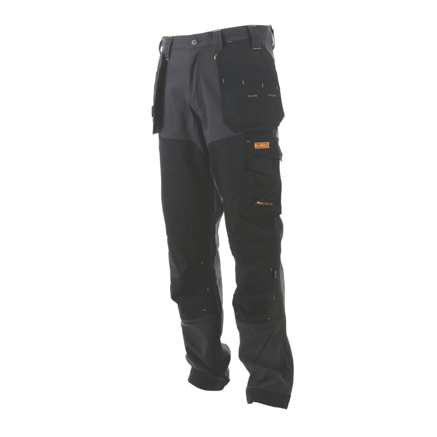 DEWALT Memphis Work Trousers Grey/Black 30" W 31" L (267RX)