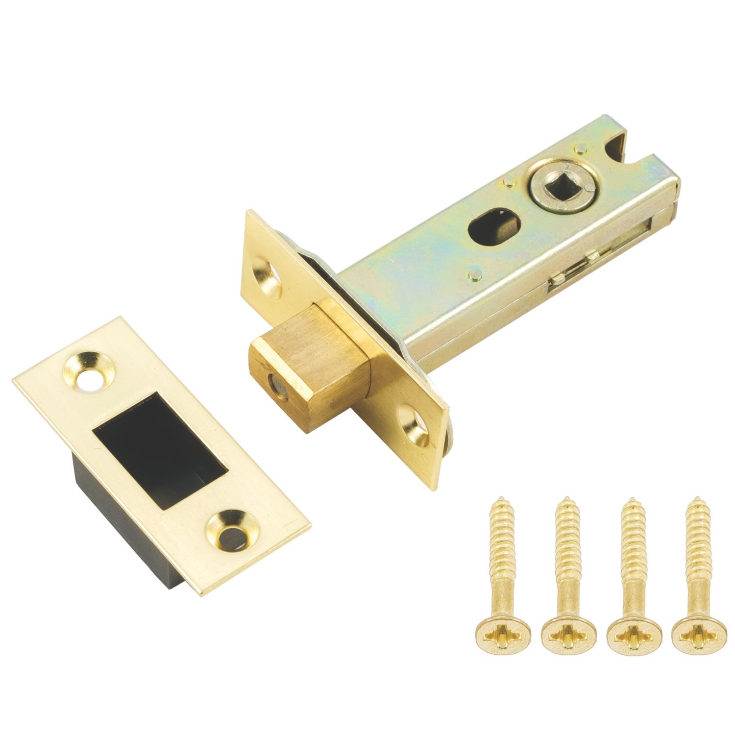 Smith & Locke Brushed Brass Tubular WC Deadbolt 76mm Case - 57mm Backset (267TE)