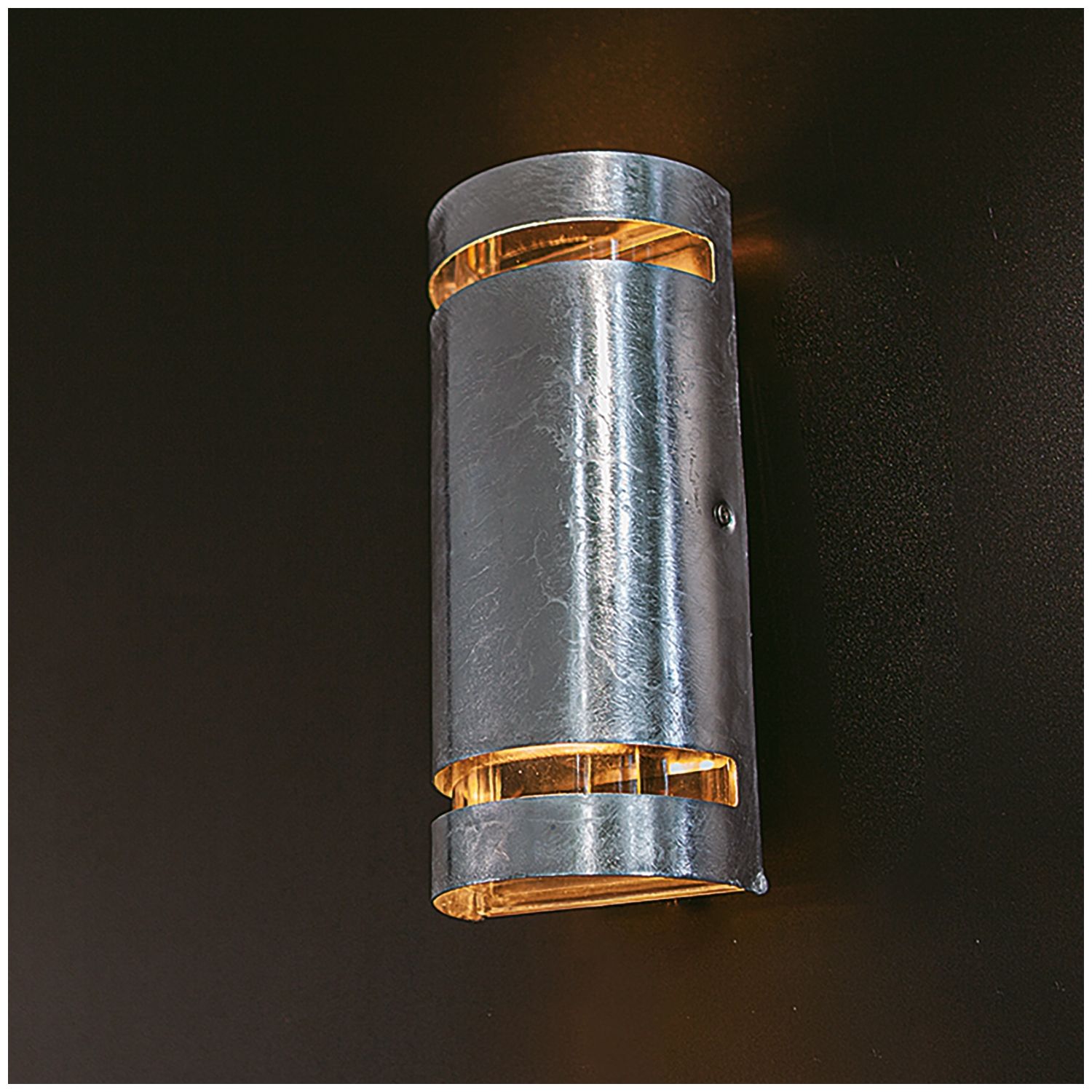 Lutec Ran Outdoor Wall Light Galvanised Steel (268AJ)