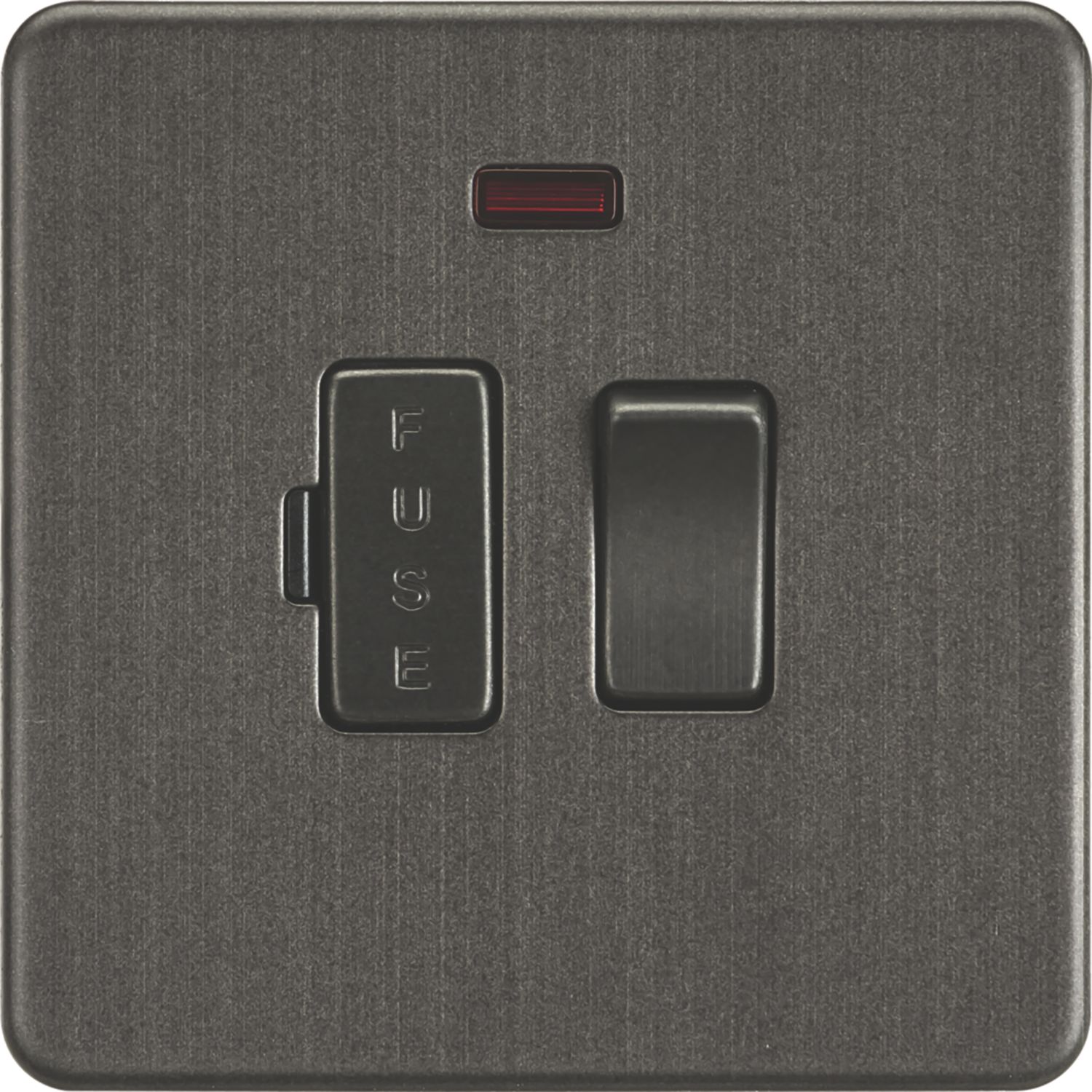 Knightsbridge 13A Switched Fused Spur with LED Smoked Bronze (268TX)