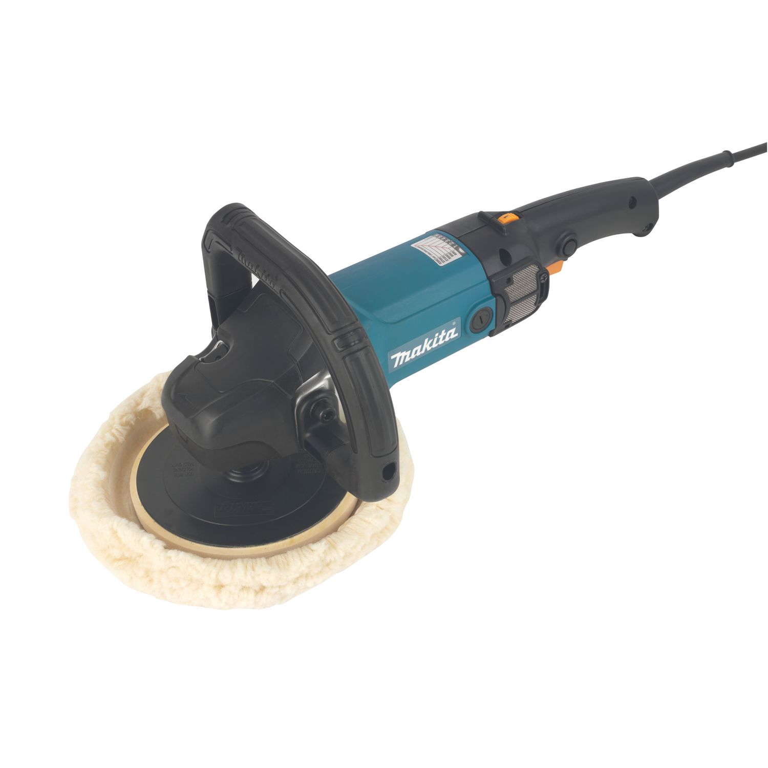 Makita 9237CB/2 Electric 180mm Polisher 240V (268XJ)