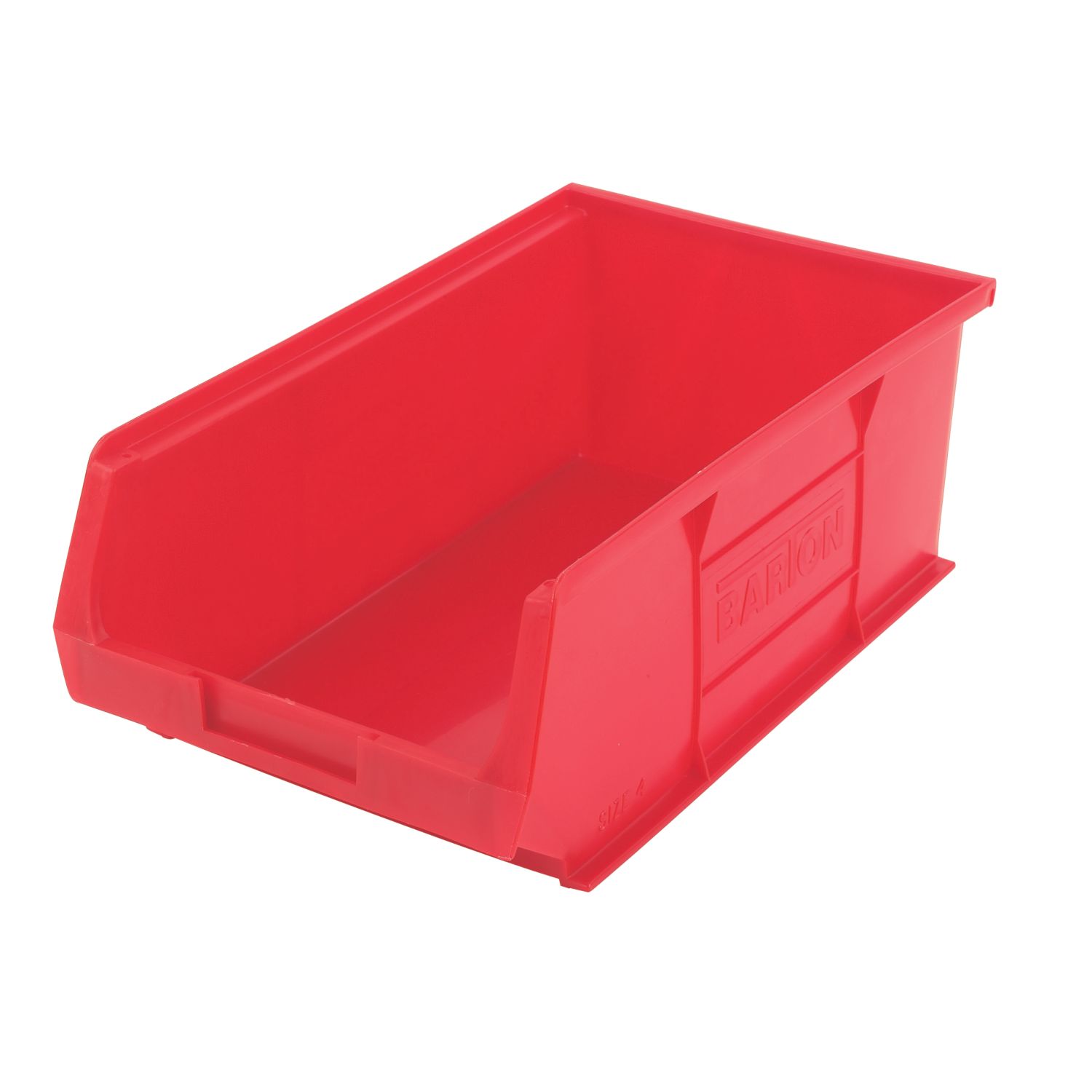 Barton TC4 Semi-Open-Fronted Storage Bins 9.1Ltr Red 10 Pack (26972)