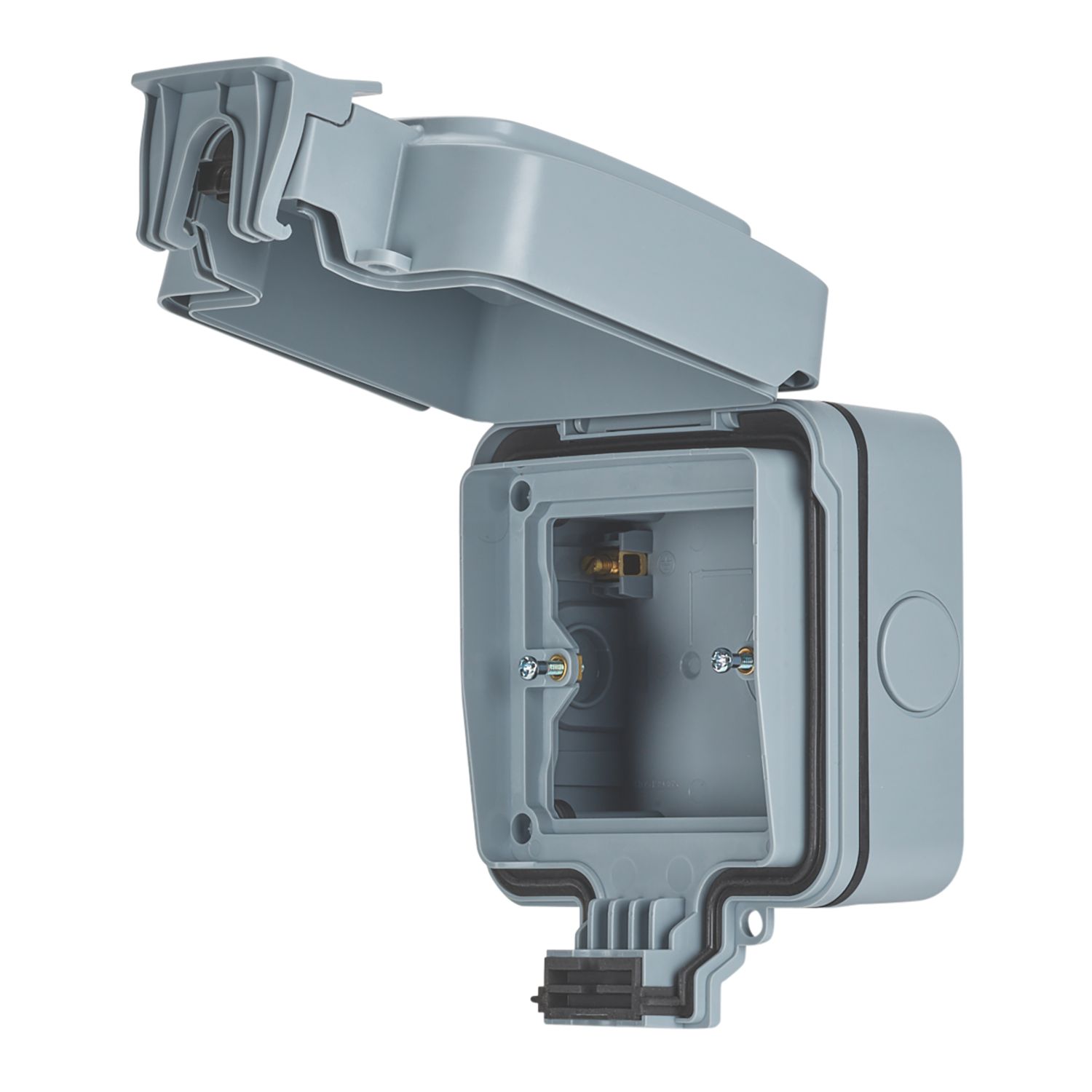 Contactum IP66 Weatherproof Outdoor 1-Gang Enclosure 170mm x 86mm x 155mm (271RR)