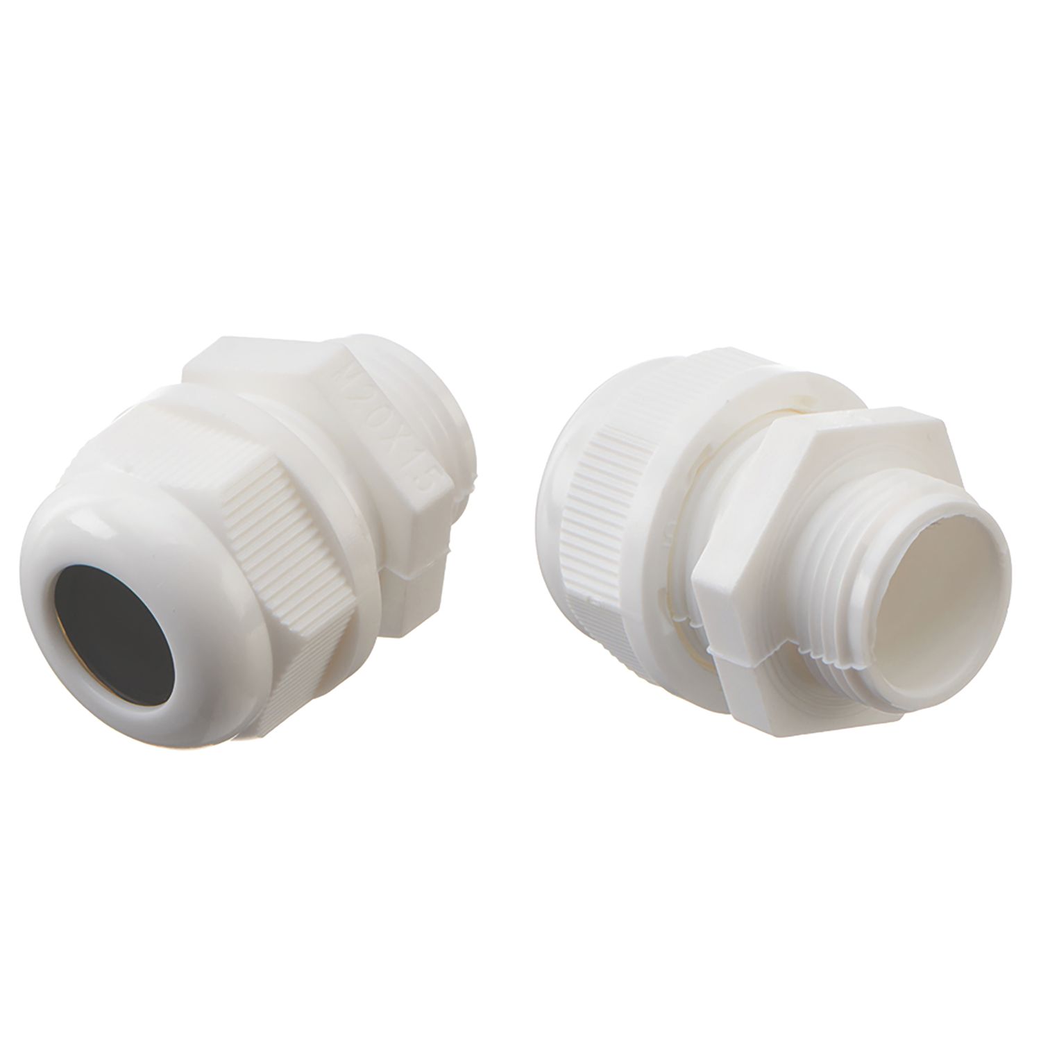 Vimark Nylon Male Comp Glands 20mm White 2 Pack (272PV)