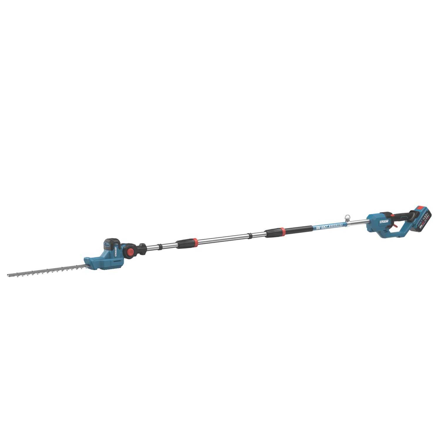 Erbauer ERI1023PHT 45cm 18/36V 1 x 3.0/6.0Ah Li-Ion EXT Brushless Cordless Pole Hedge Trimmer (272YY)