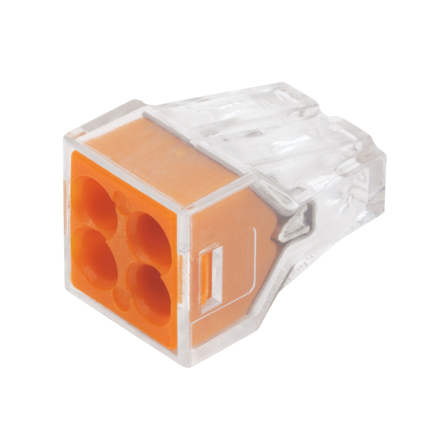 Wago 773-104 24A 4-Way Push-Wire Connectors 100 Pack (27374)