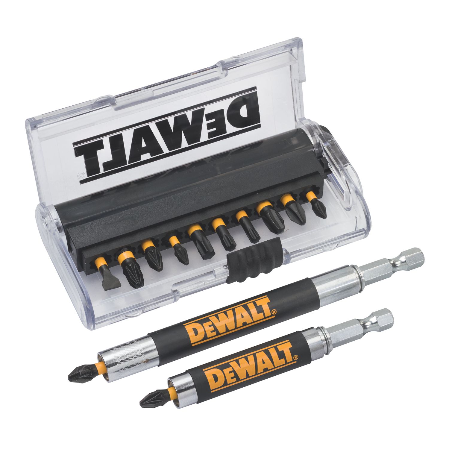 DEWALT 6.35mm Hex Shank Mixed Impact Torsion Screwdriver Bit Set 14 Pcs (2738K)