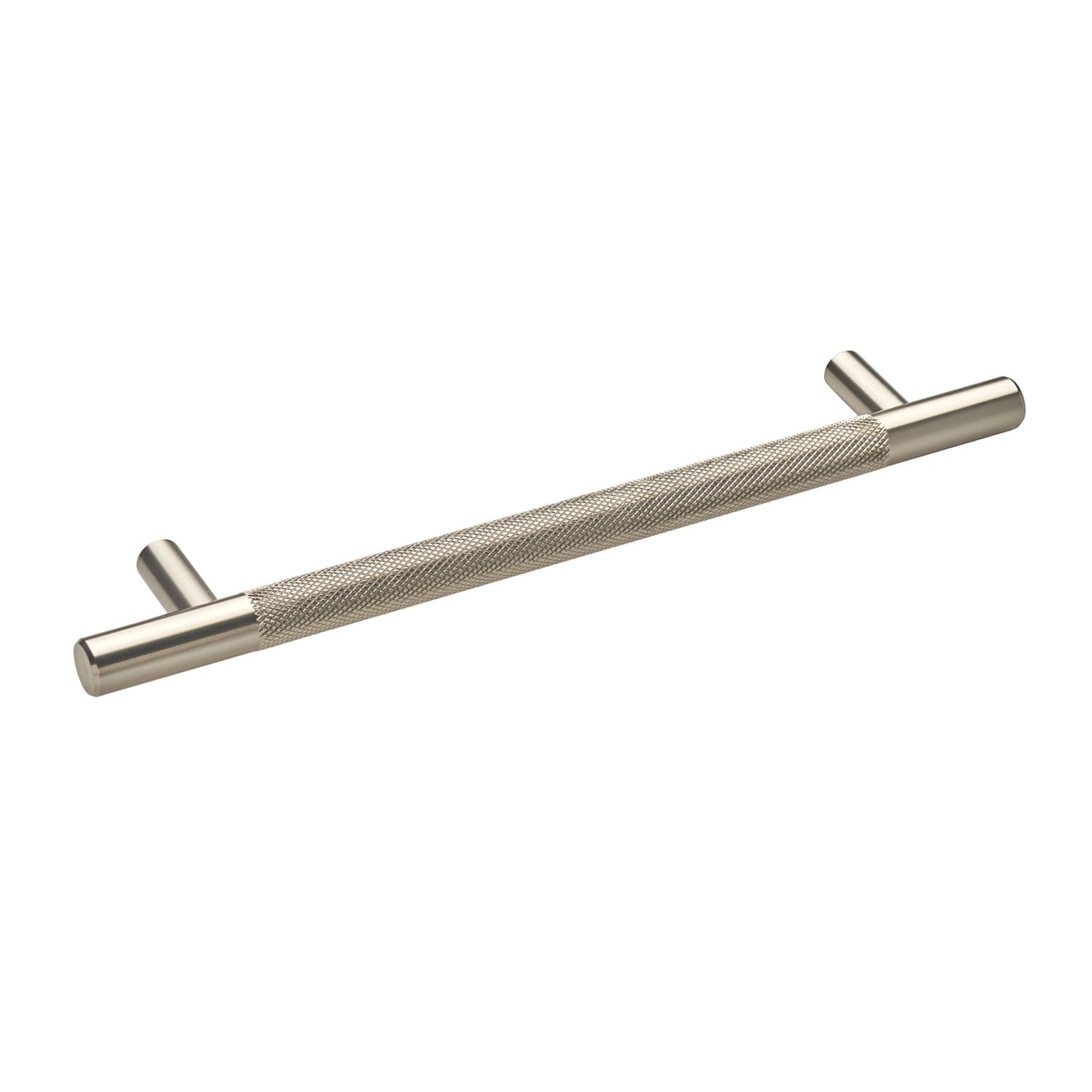 Elite Knobs & Handles Kensington Knurled T Bar Handle Brushed Nickel 213mm (273KK)