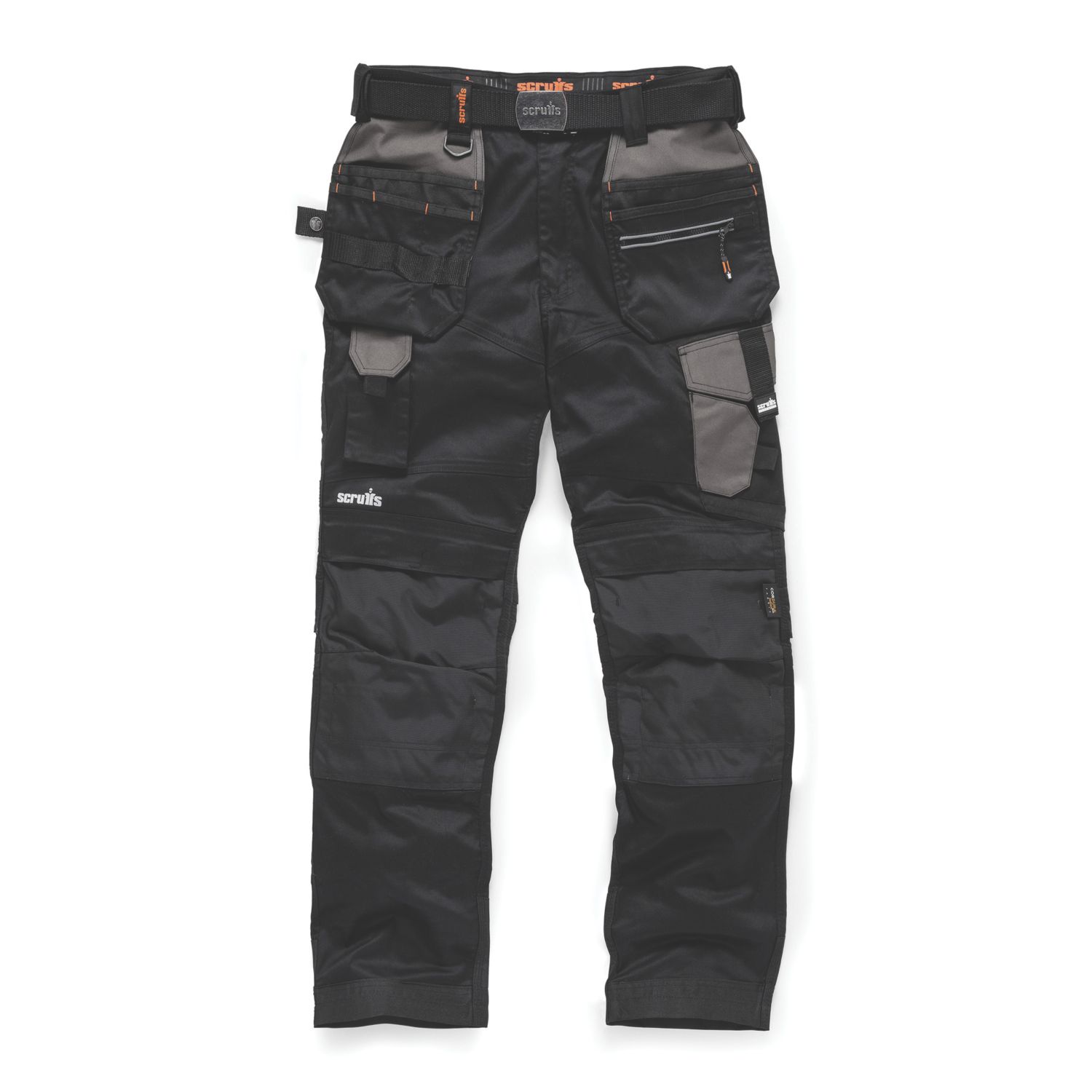 Scruffs Pro Flex Holster Work Trousers Black 34" W 34" L (273KV)