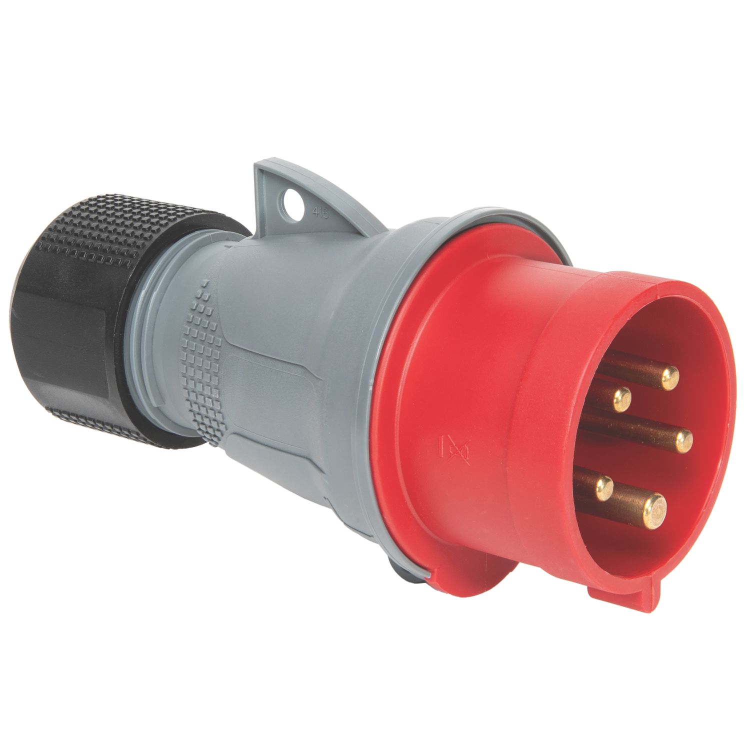 Amphenol 16A 4P+E Straight Plug 415V (2759X)