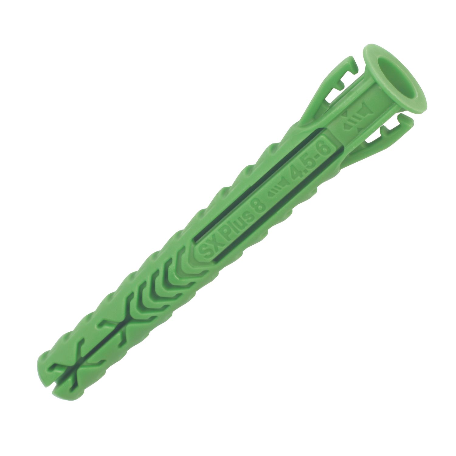 Fischer SX PLUS Nylon Green Wall Plugs 8mm x 65mm 45 Pack (275HL)