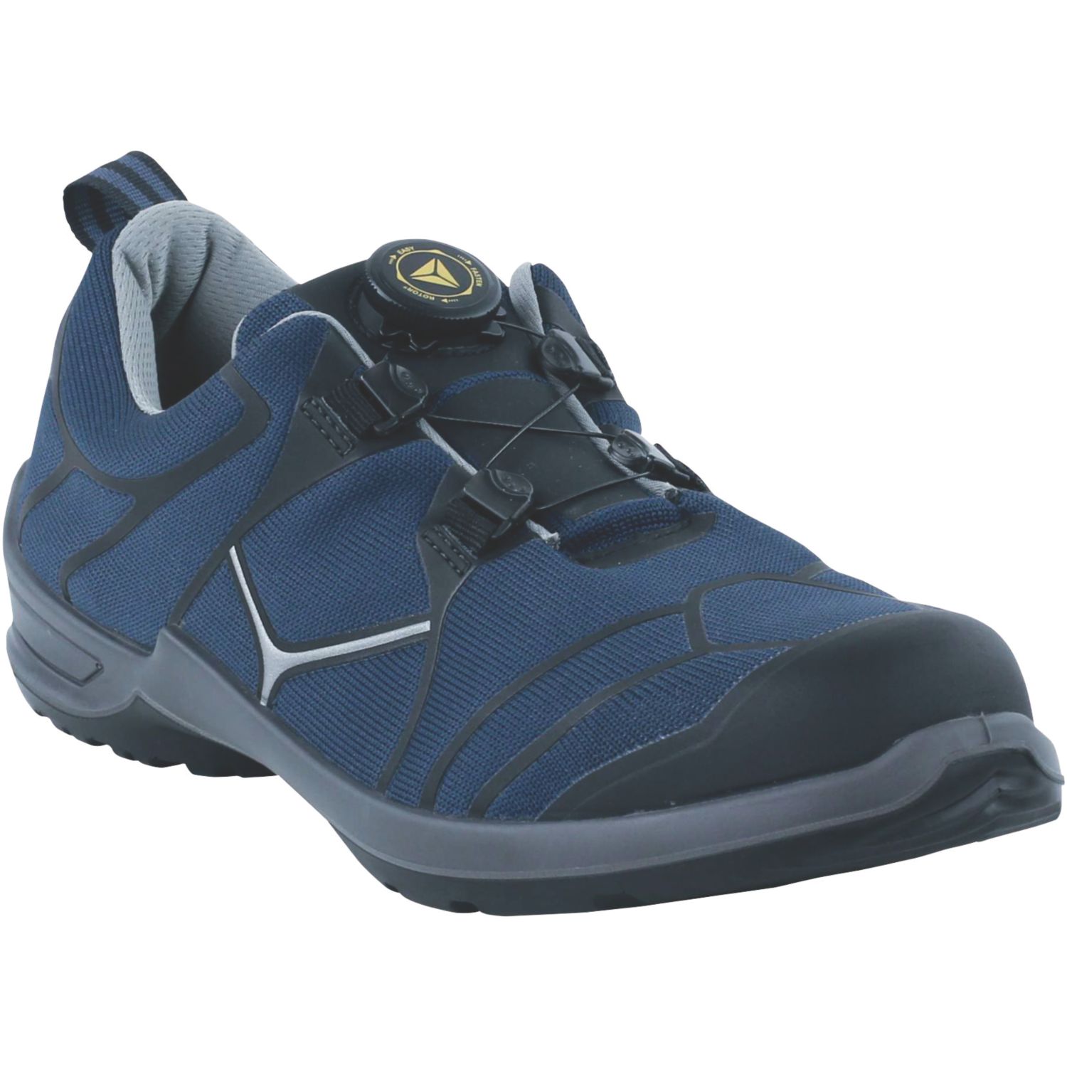 Delta Plus Positano Size 11 Blue Steel Toe Cap Safety Trainers (277AH)