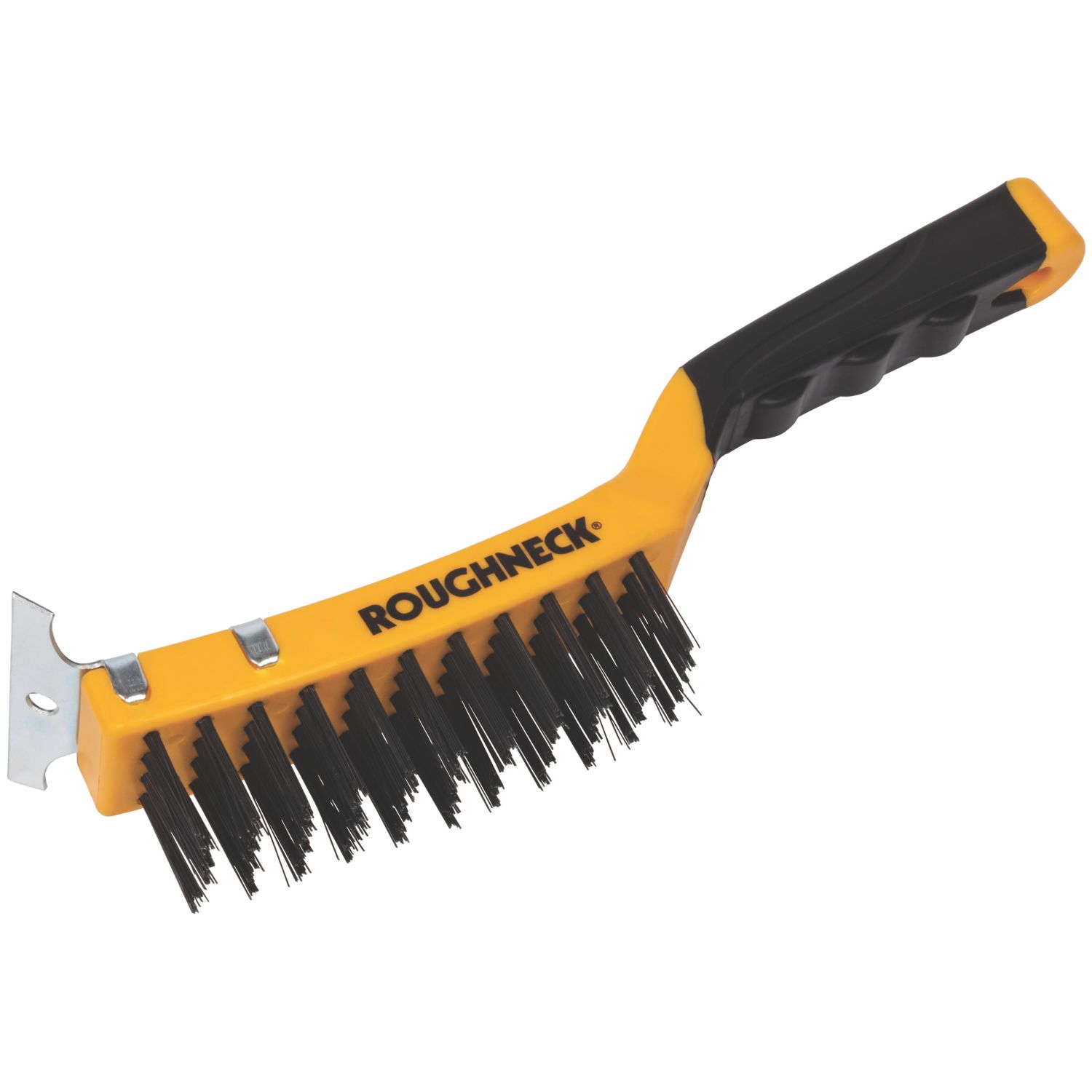 Roughneck Soft-Grip Carbon Steel Wire Brush (277JF)