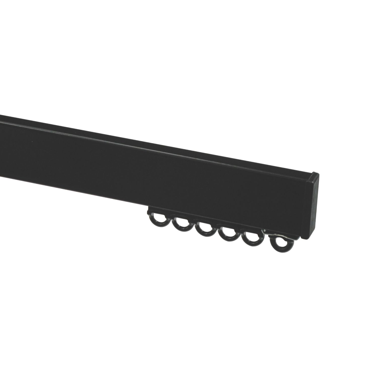 Renaissance Rigid Curtain Track Black 150cm (278CK)