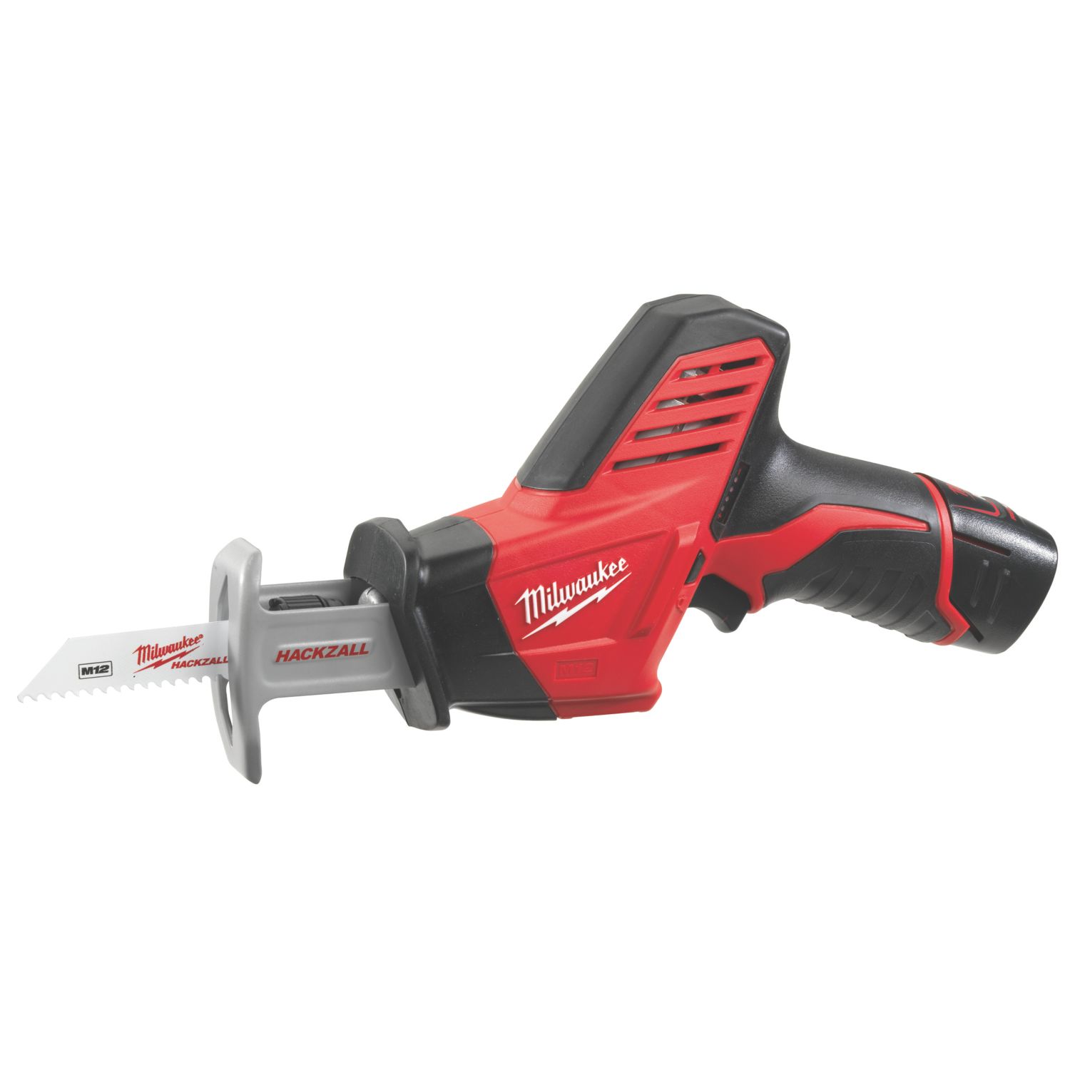 Milwaukee C12HZ-202C 12V 2 x 2.0Ah Li-Ion RedLithium Cordless Sub-Compact Hackzall Reciprocating Saw (278HP)