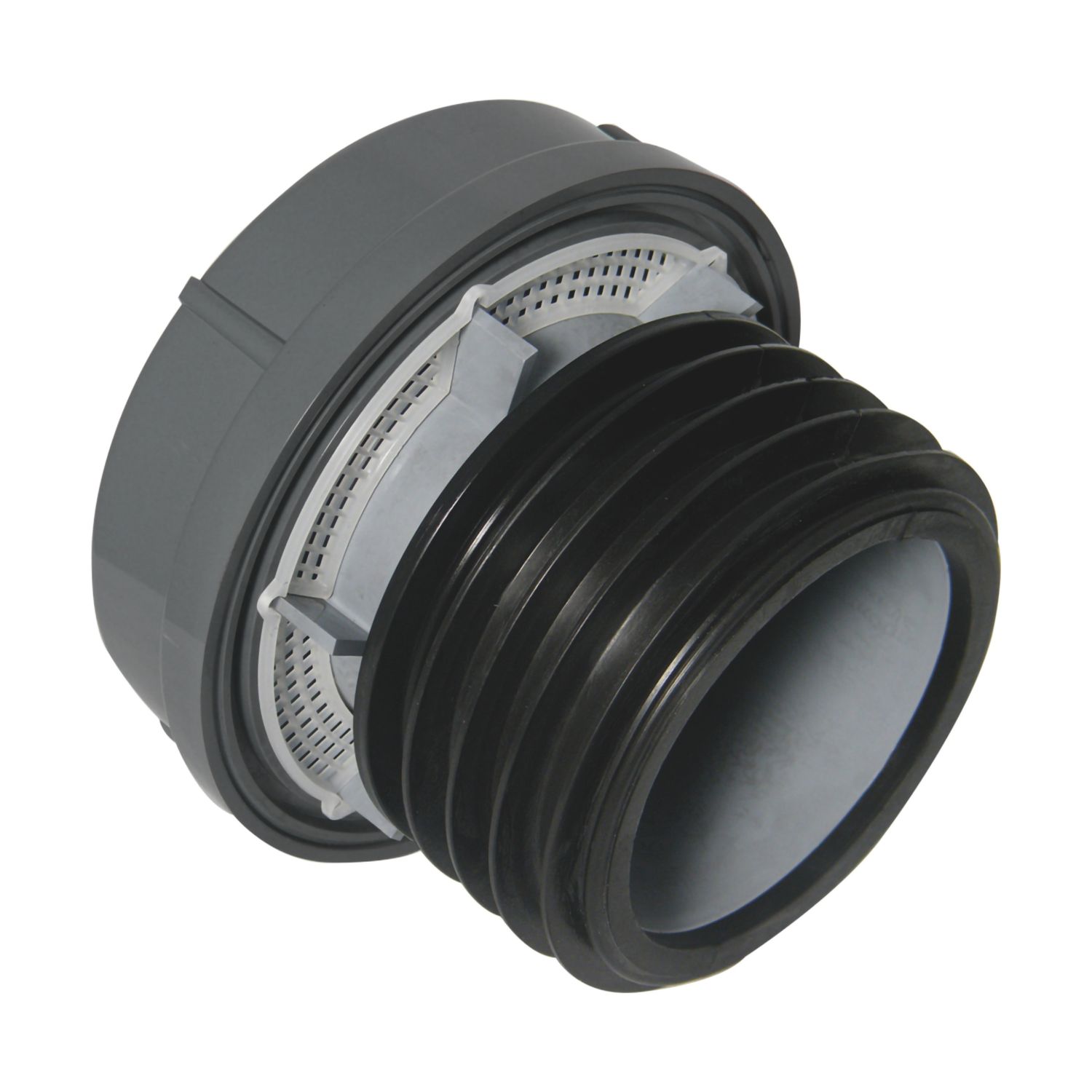 FloPlast Push-Fit Air Admittance Valve Anthracite Grey 110/82mm (278KJ)