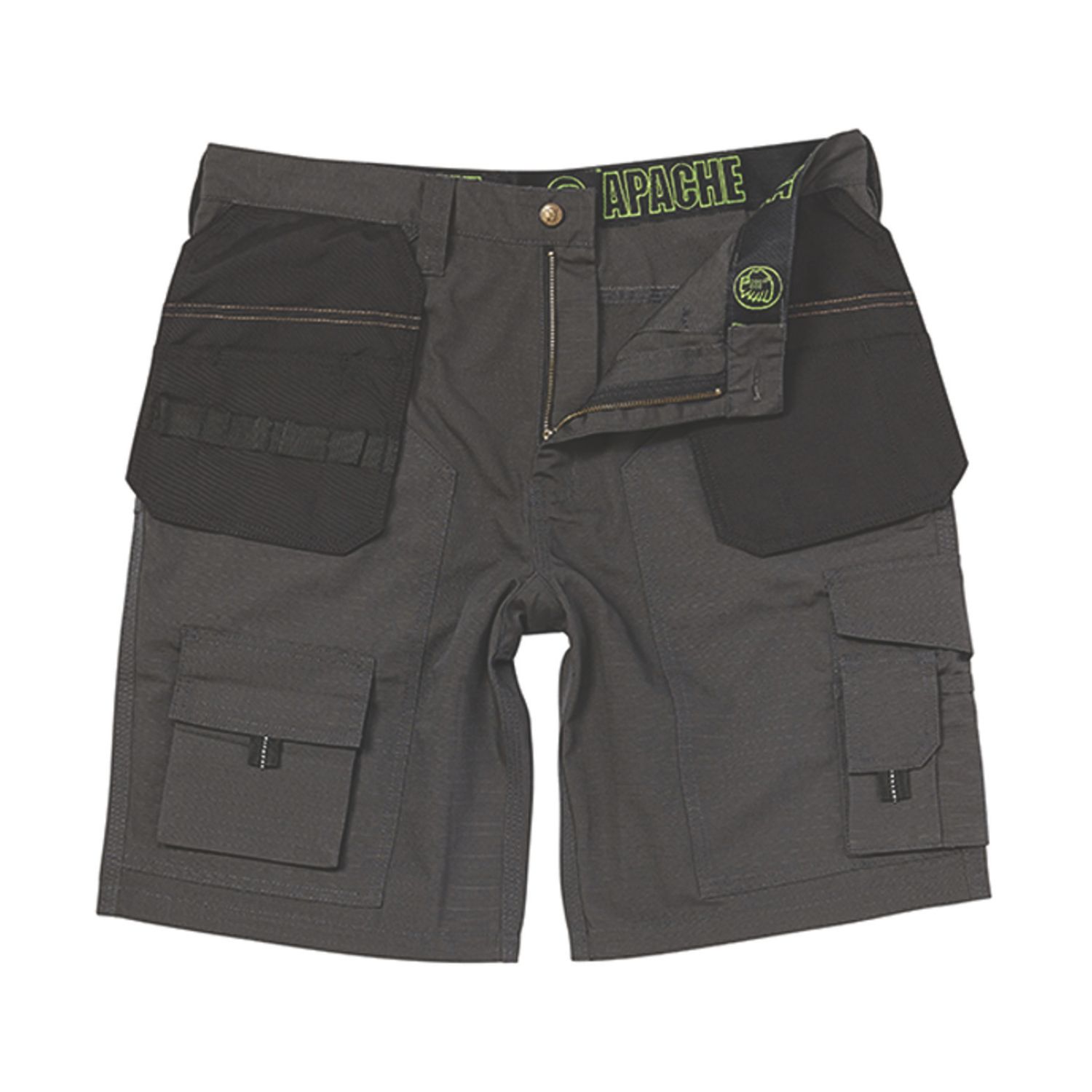 Apache APKHT Holster Pocket Work Shorts Grey/Black 36" W (278KV)