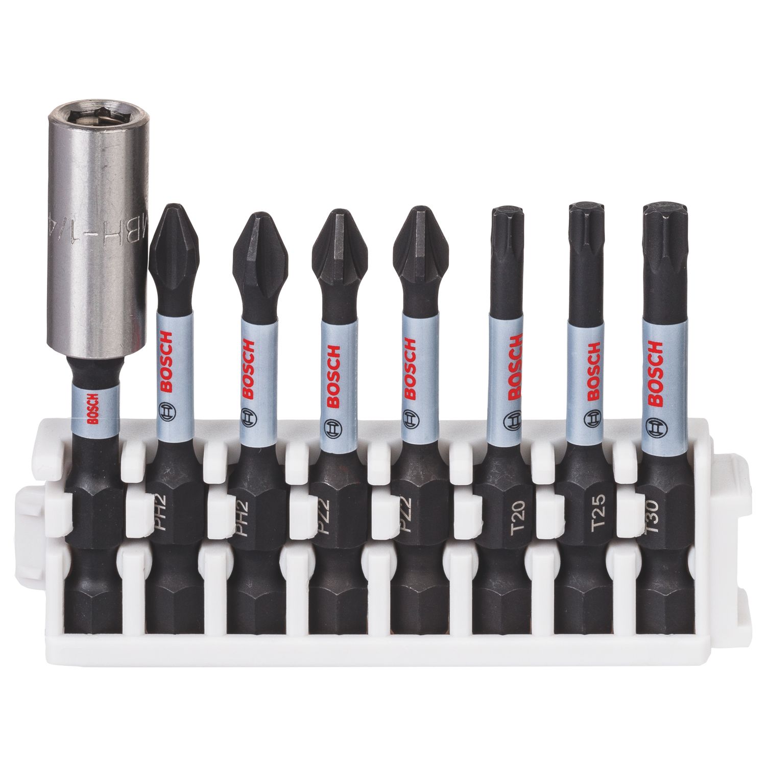 Bosch 1/4" Hex Shank Mixed Impact Control Screwdriver Bits 8 Piece Set (280FW)