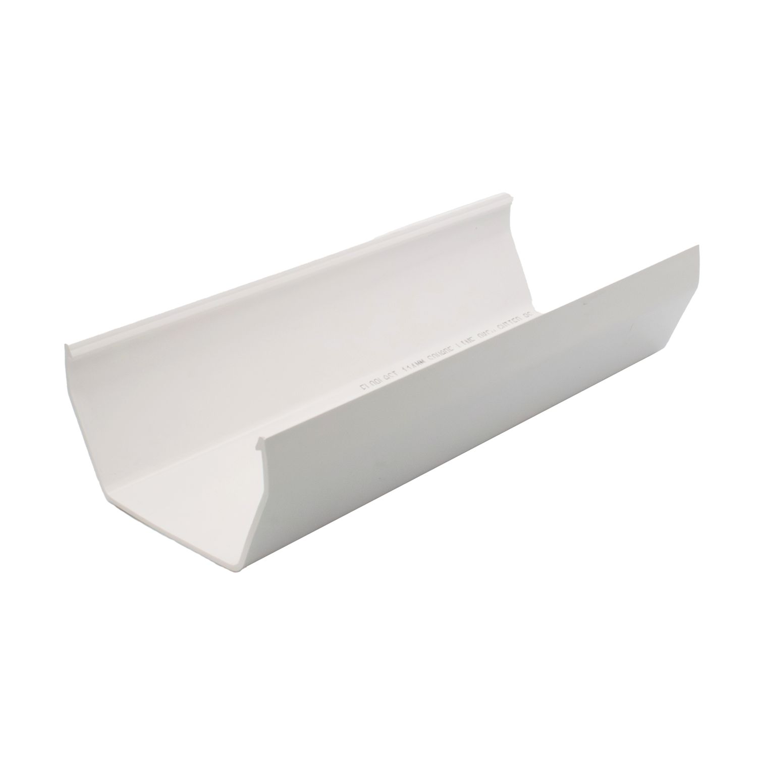 FloPlast RGS3W uPVC Square Gutter White 114mm x 3m (28154)