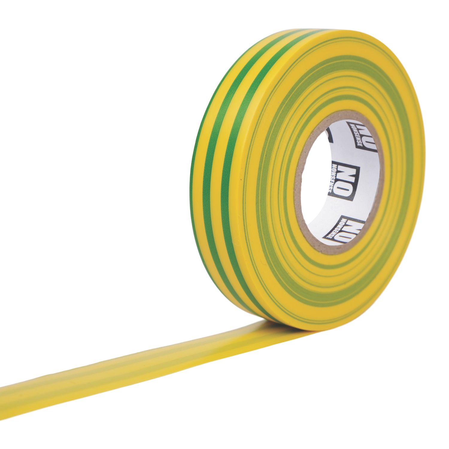 No Nonsense Electrical Tape Green & Yellow 33m x 19mm (281CH)